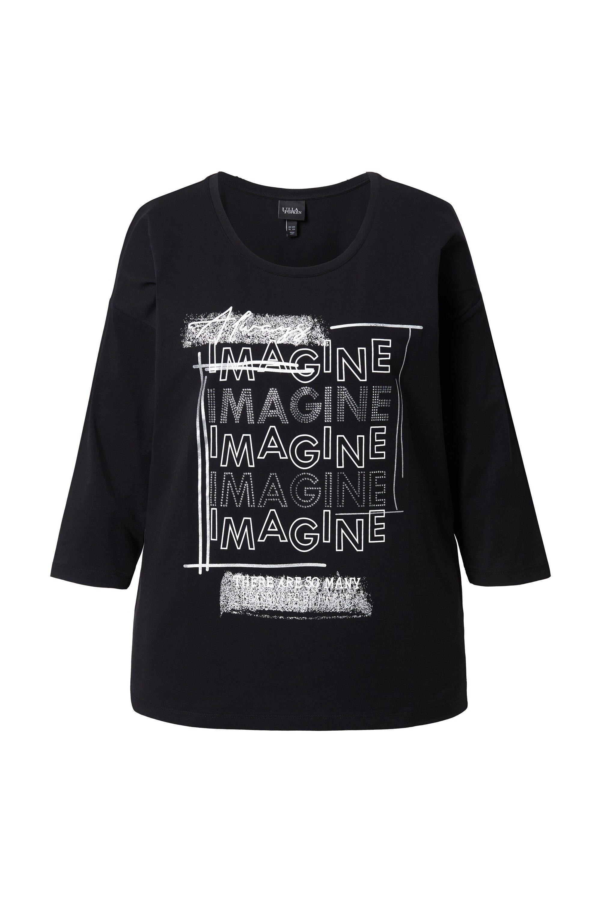 Ulla Popken T-Shirt Shirt Imagine Rundhalsausschnitt günstig online kaufen