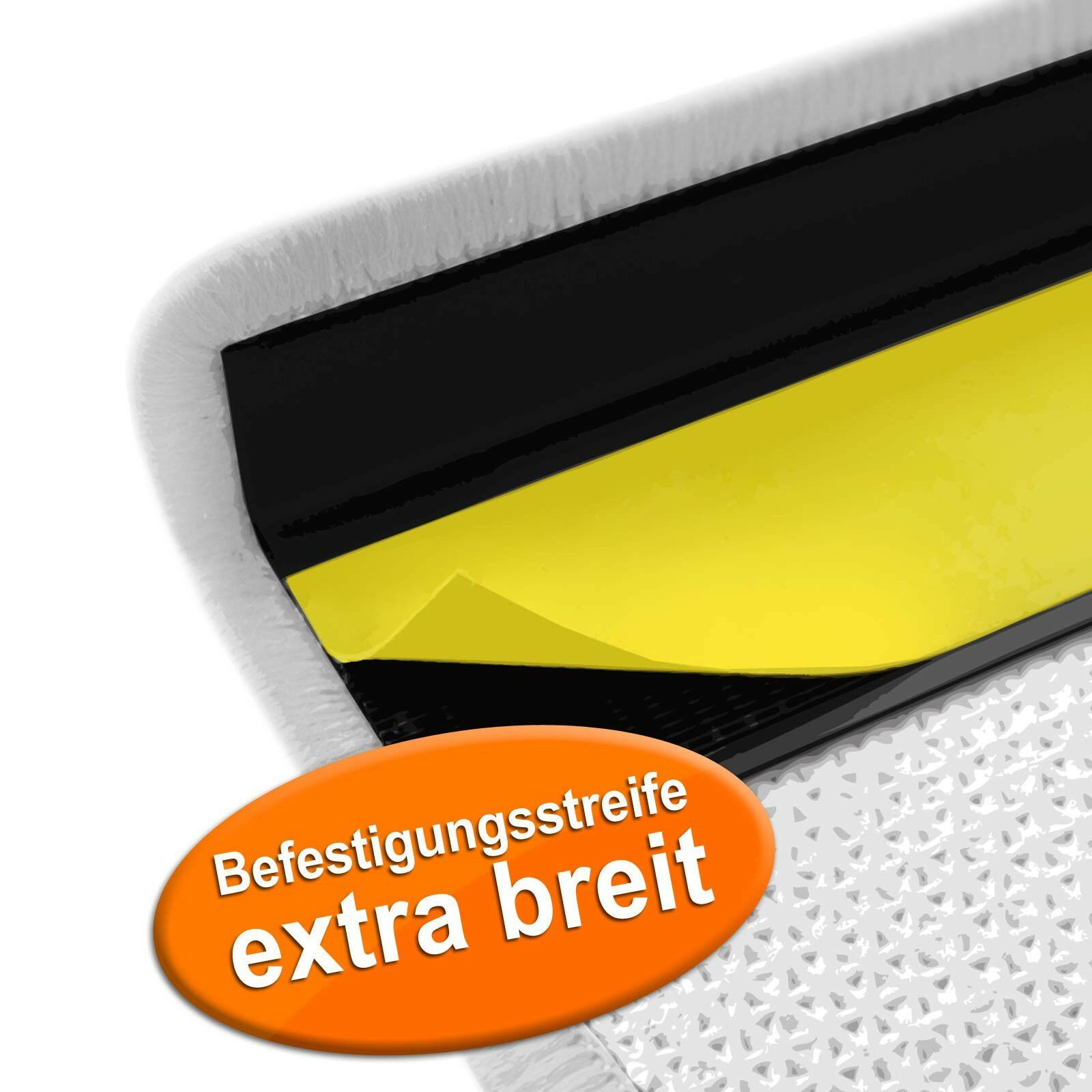 Karat Stufenmatte Kleopatra, 11 Farben, Stufenschutz, Stufenschoner, Halbrund, Höhe: 9 mm, aus 100% Polypropylen