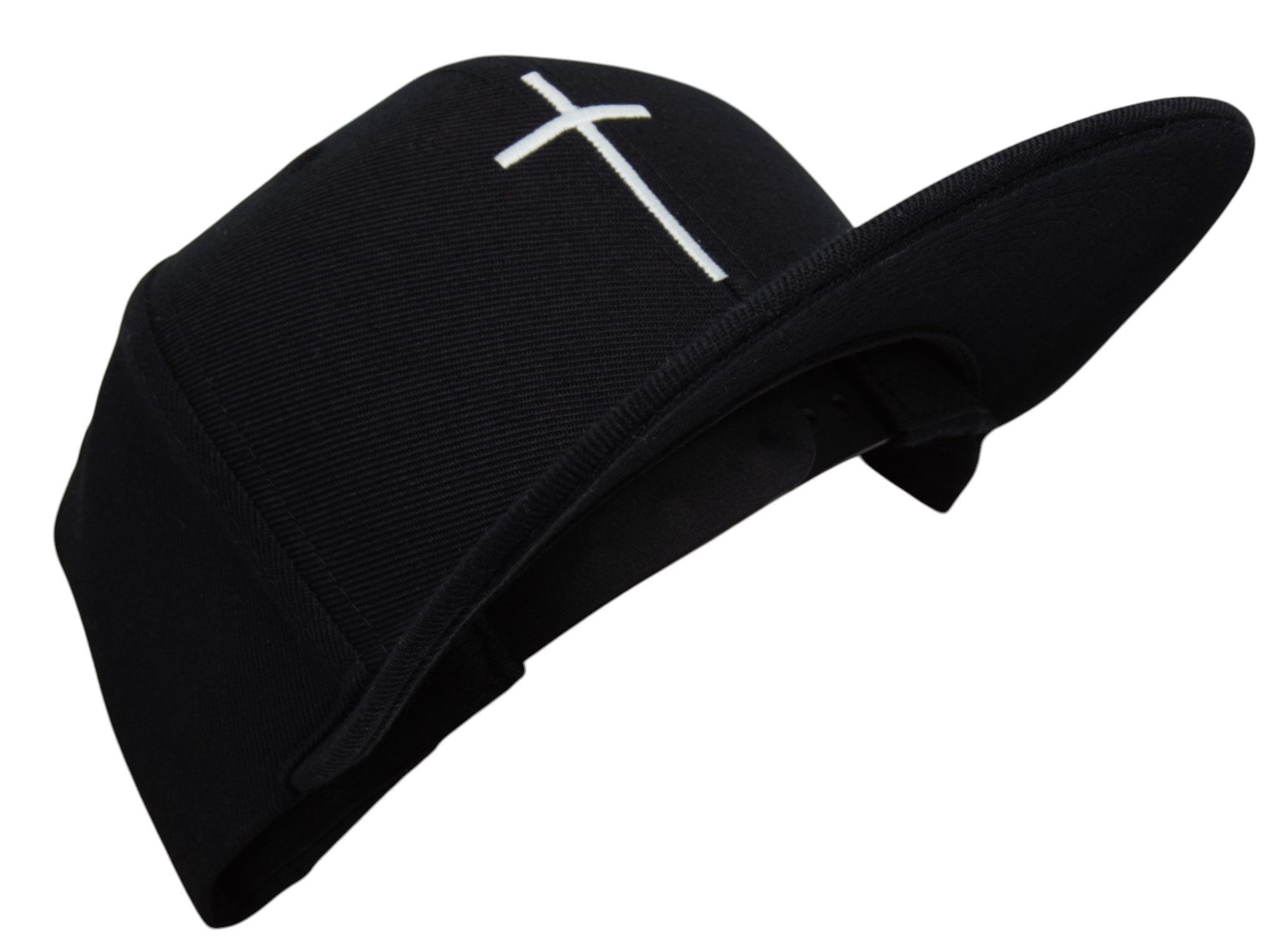 Bexxwell Snapback Cap mit Kreuz-Stickerei (optimale Passform, Unisex) – Bild 4 von 5
