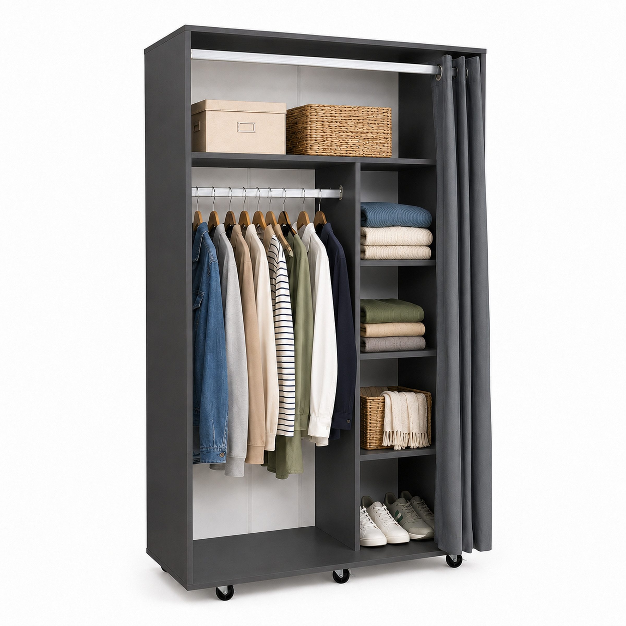VCM Kleiderschrank Ostila 175x101x51cm (1-St)