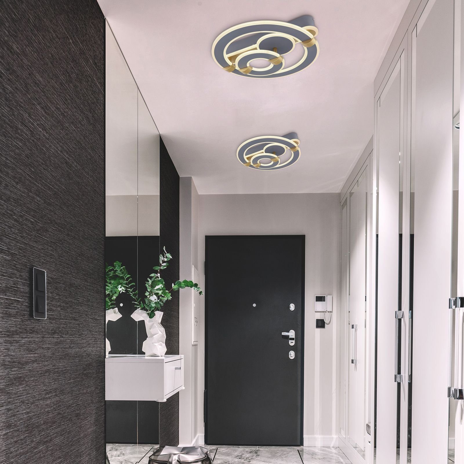 Dimmbar Deckenleuchte LED GLOBO Globo Wohnzimmer Fernbedienung Deckenlampe Deckenleuchte