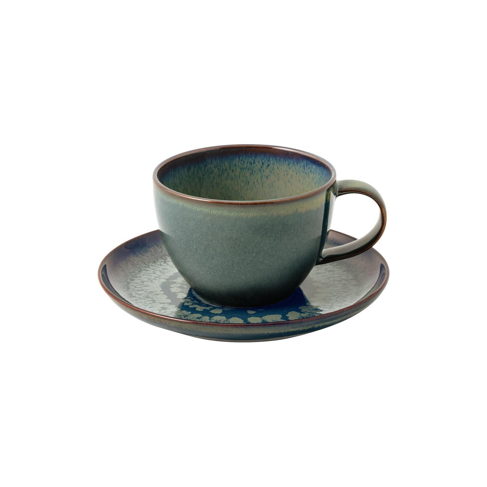 like. by Villeroy & Boch Tasse Crafted Kaffeetasse mit Untertasse 170 ml 2er Set, 2-tlg., Porzellan