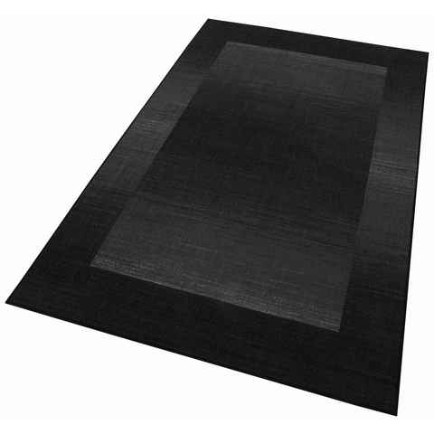 Teppich Gabbeh Ideal, THEKO, rechteckig, Höhe: 6 mm, moderner Farbverlauf, mit Bordüre, ideal im Wohnzimmer & Schlafzimmer