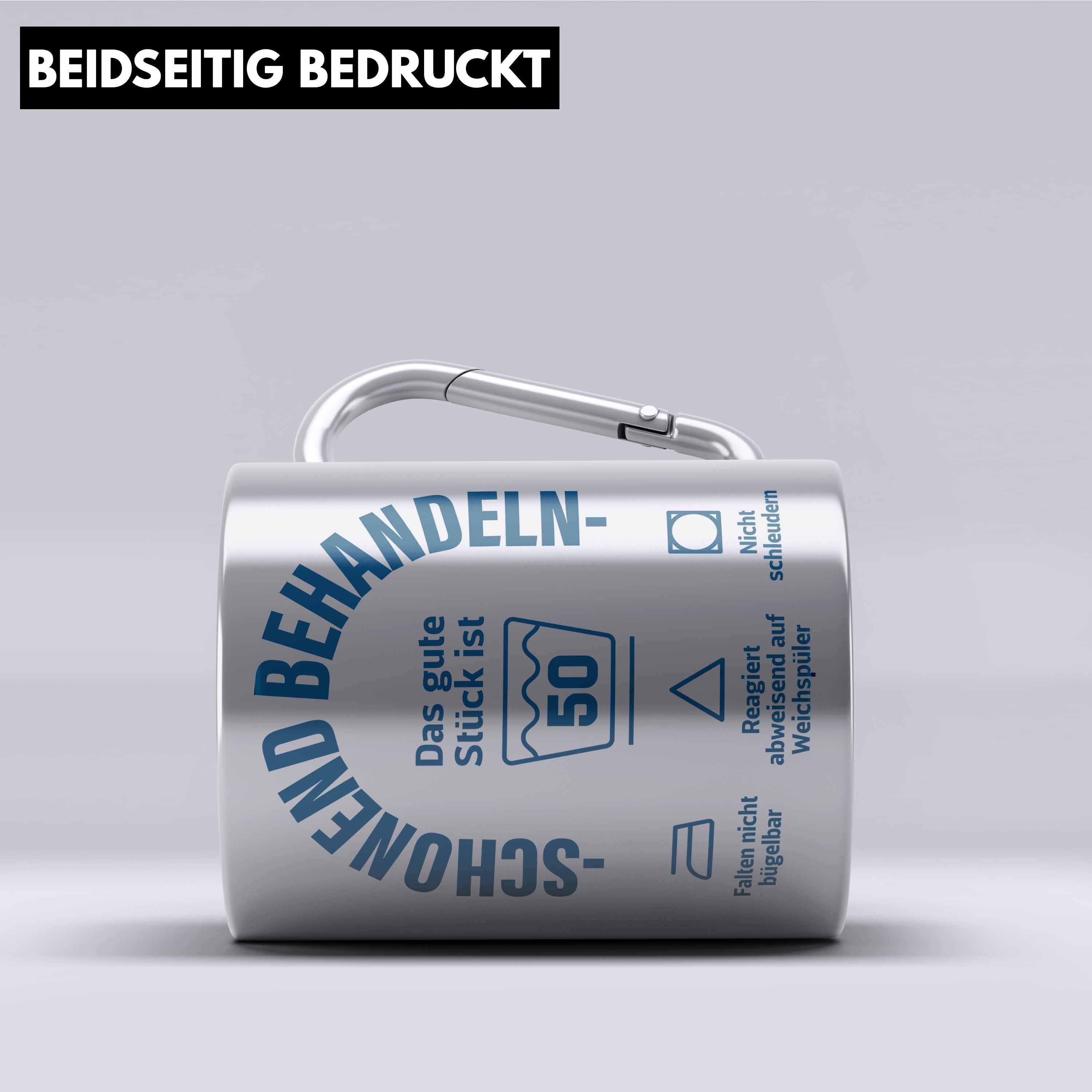 Trendation Thermotasse 50. Geburtstag Geschenkidee Frau Frauen Männer Mann Edelstahl Tasse mi