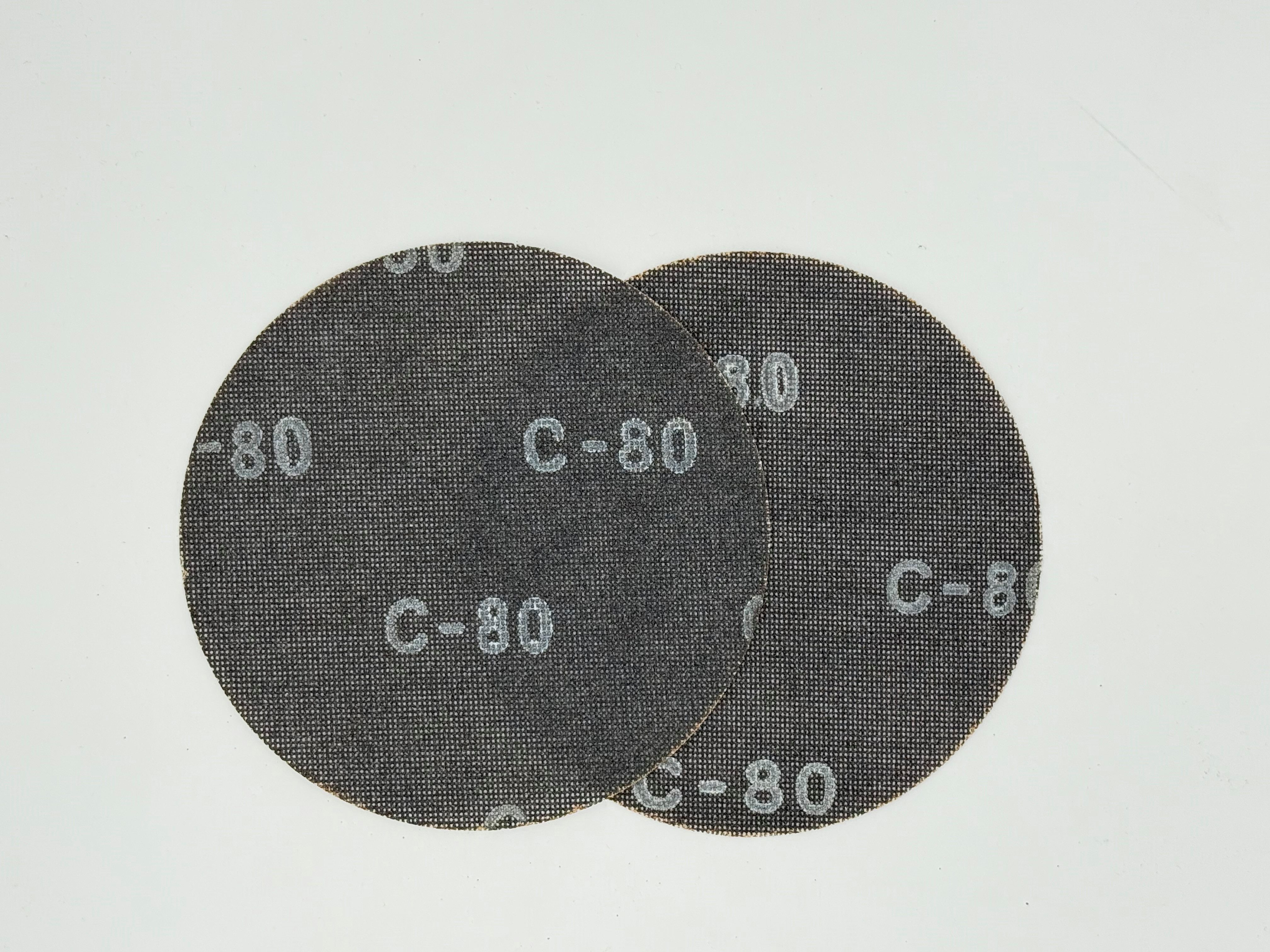 TECMIX Schleifpapier KLETT-SCHLEIFGITTER P80 (25 STK) - Ø 225MM FÜR HS 1250 / LHS-SERIE, (Packung, 25 St., 25 Scheiben je Packung), perforiert P80