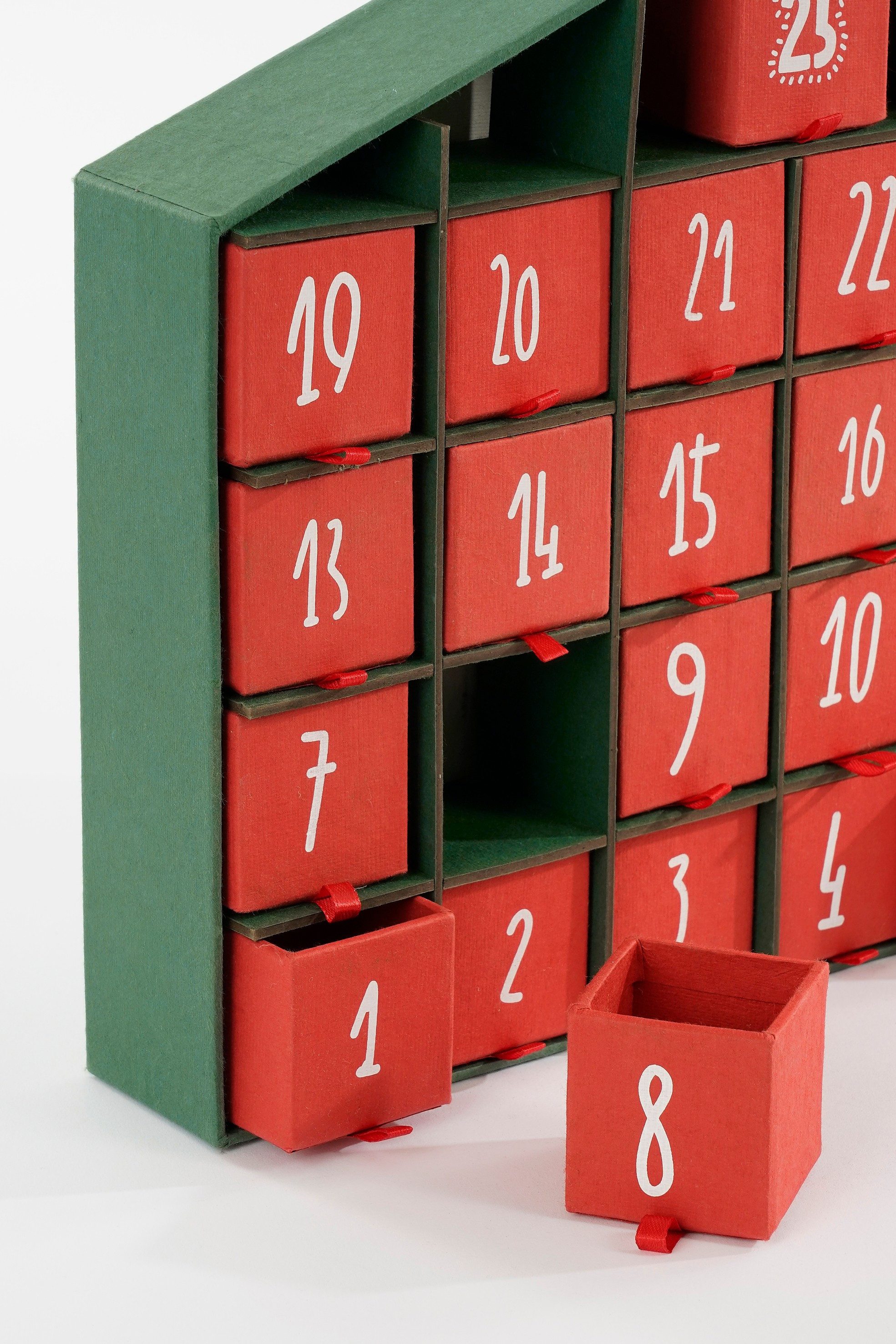 House of Seasons Adventskalender House of Seasons Adventskalender rot Recyclingpapier - l5xb33xh28cm