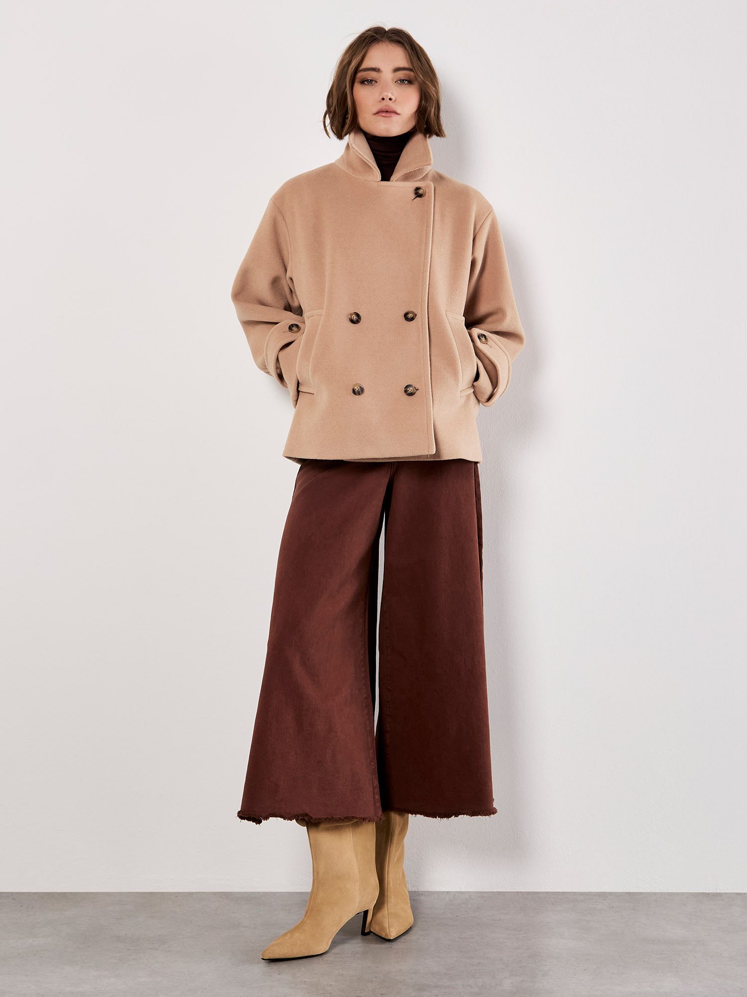 Apricot Kurzjacke Kurzjacke, im Zweireiher Stil günstig online kaufen