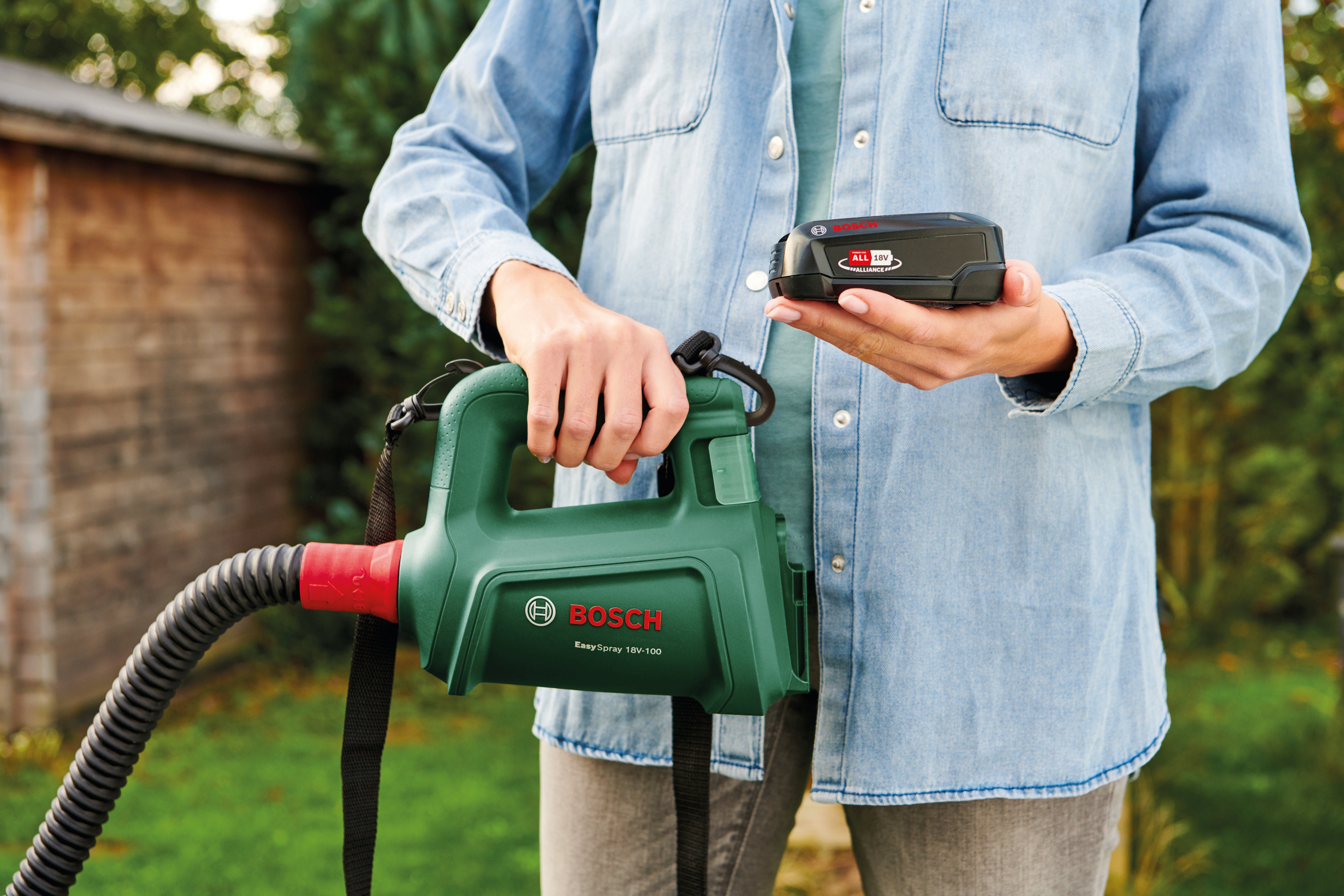 Bosch Home & Garden Farbsprühgerät Easyspray 18V-100, ohne Akku und Ladegerät