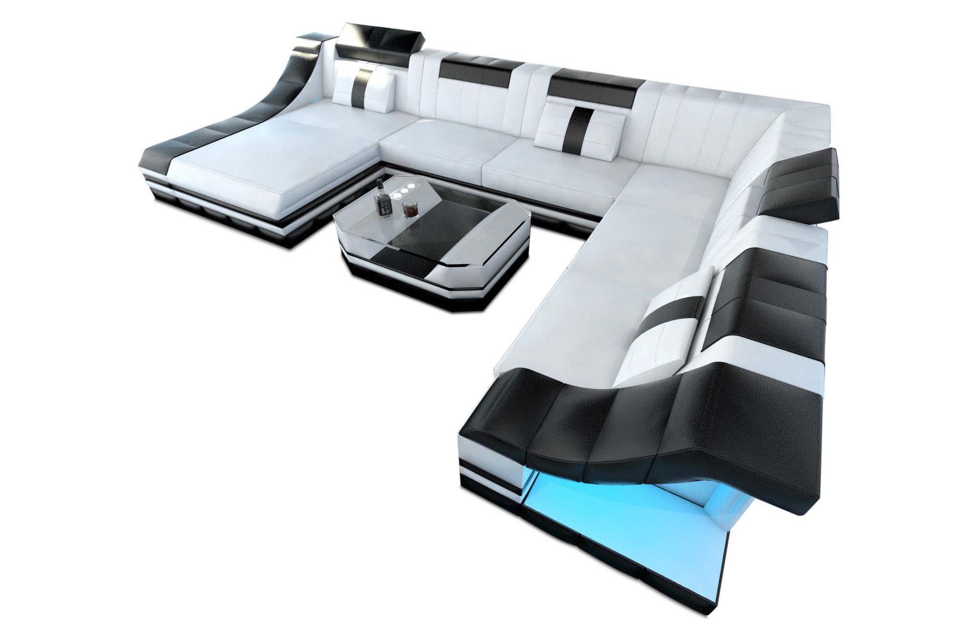 Sofa Dreams Wohnlandschaft Ledercouch Sofa Leder günstig online kaufen