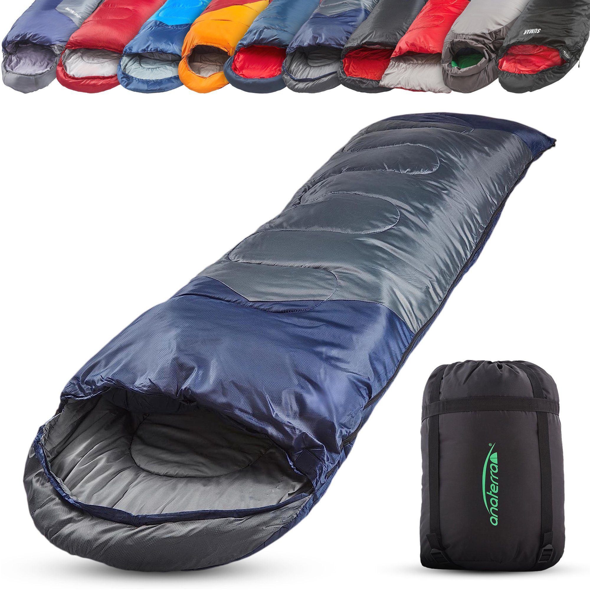 anaterra Mumienschlafsack Schlafsack Mumienschlafsack Deckenschlafsack Camp günstig online kaufen