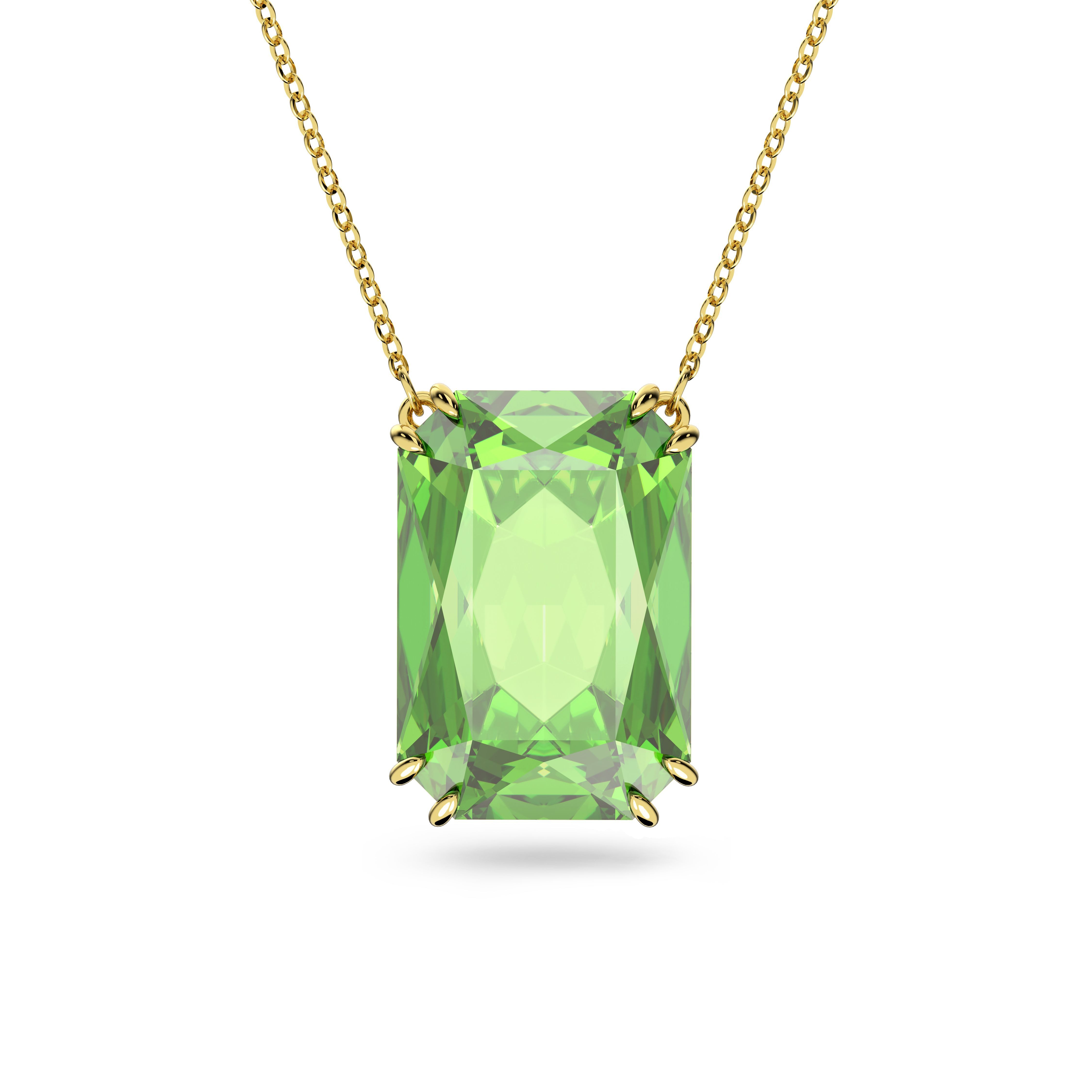 Swarovski Goldkette grün...