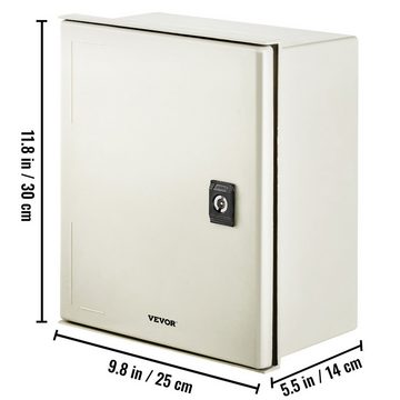 VEVOR Elektrische Kühlbox Stahlgehäuse, 12 x 10 x 6\'\' NEMA 4X Glasfaser-Schaltkasten