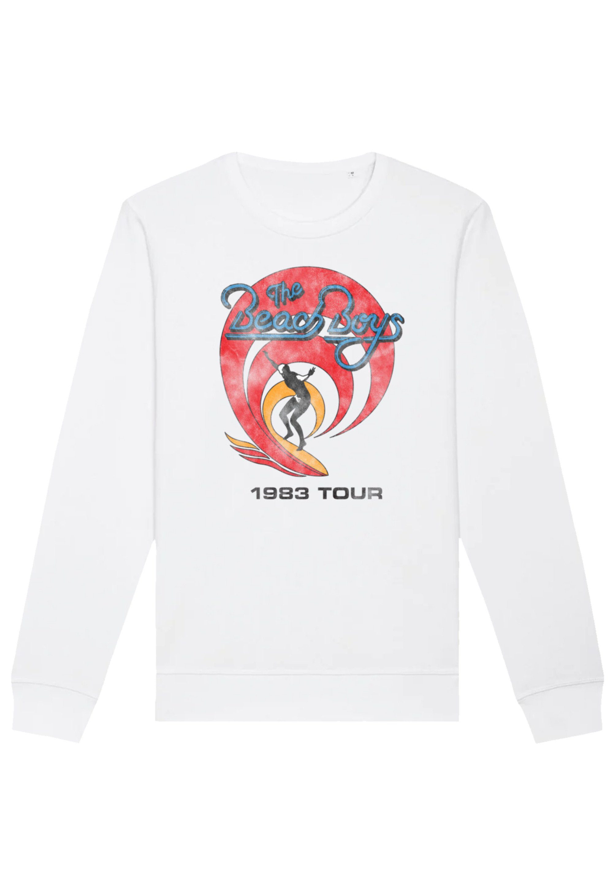 F4NT4STIC Sweatshirt The Beach Boys Vintage Surfer '83 Print