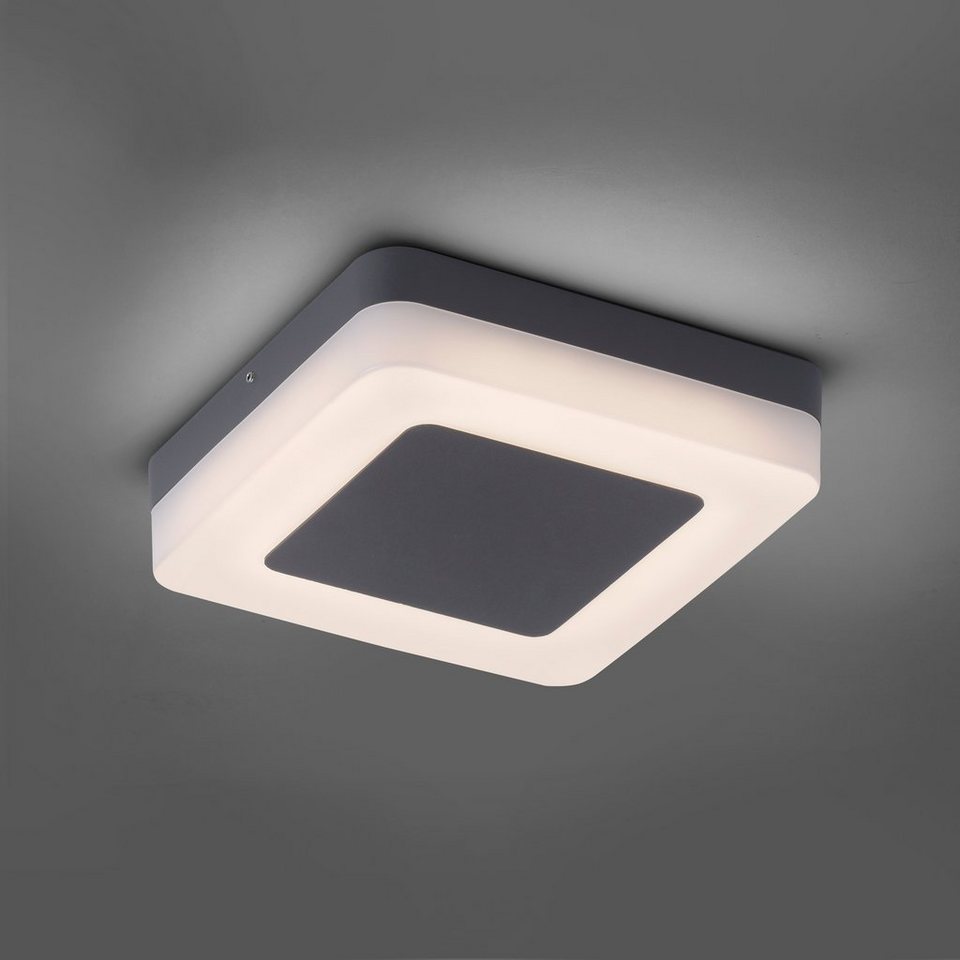 Paul Neuhaus LED Außen-Deckenleuchte FABIAN, LED fest integriert, Warmweiß,  IP54, Als Wand- oder Deckenlampe verwendbar