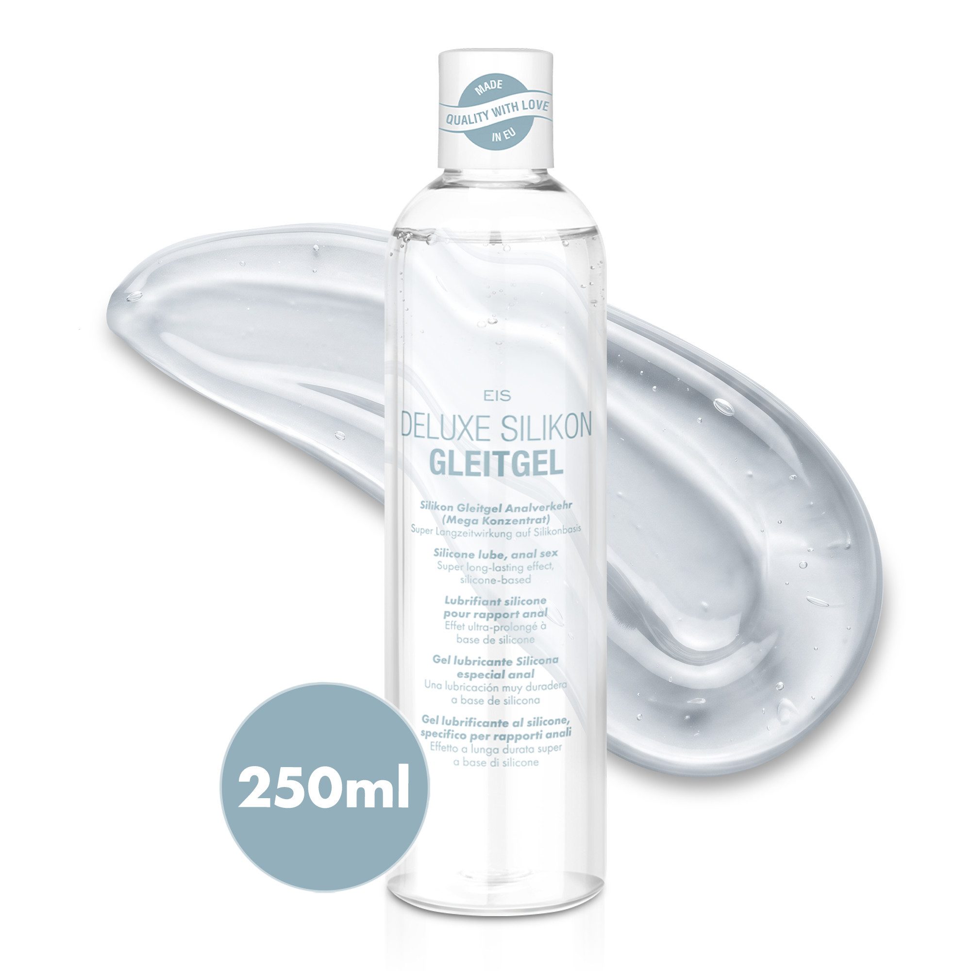 EIS Stimulationsgel EIS Deluxe Silikon Gleitgel, 250ml, silikonbasiert, für Analverkehr, 0-tlg.