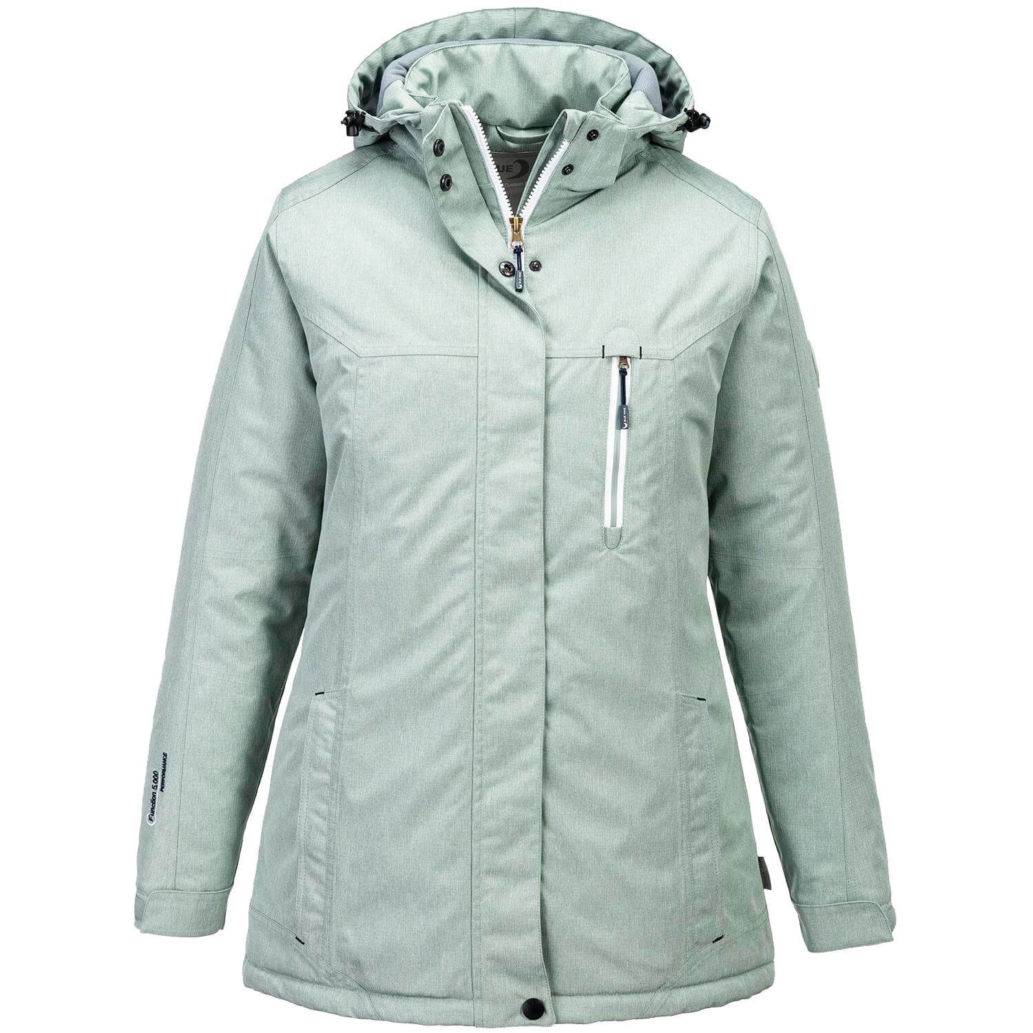 Blue Wave Funktionsjacke Damen Funktionsjacke Carla - Outdoor-Jacke mit warmer Wattierung Wassersäule 5000 mm, Verschweißte Nähte, Winddicht, Atmungsaktiv