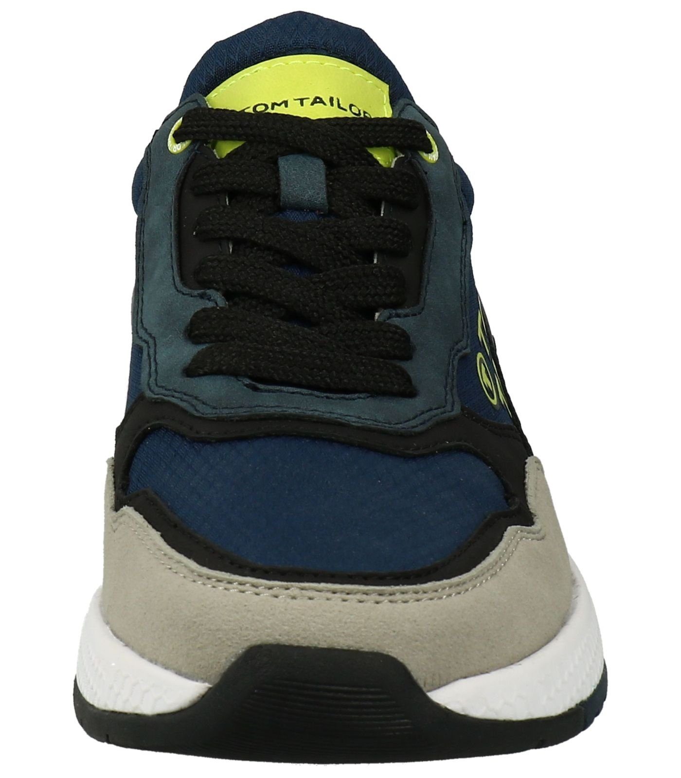 TOM TAILOR Sneaker Lederimitat/Textil Blau Sneaker