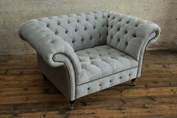 JVmoebel Chesterfield-Sessel, Chesterfield Sessel 1,5 Sitzer Design