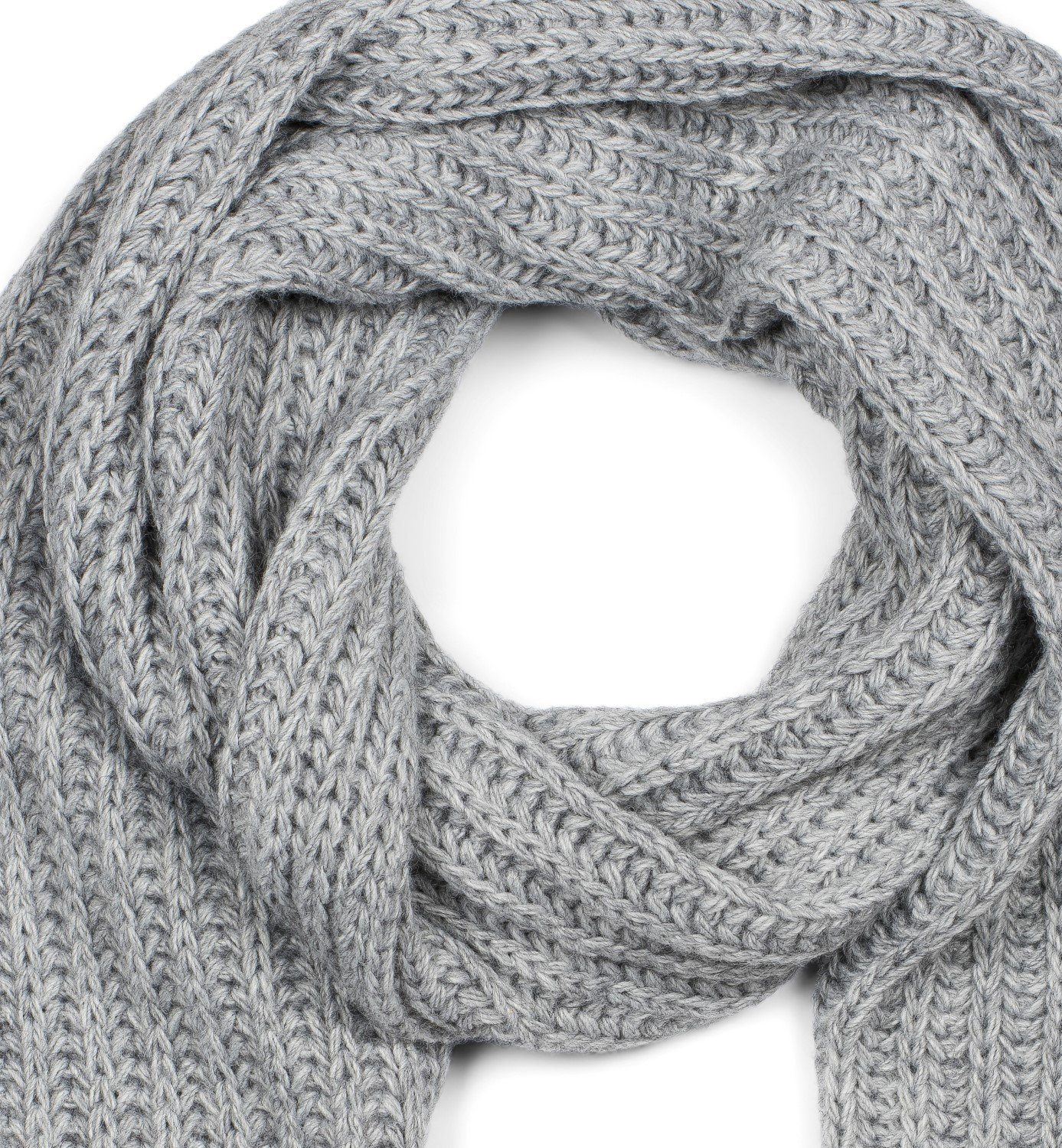 styleBREAKER Strickschal Langer Strick Schal mit günstig online kaufen