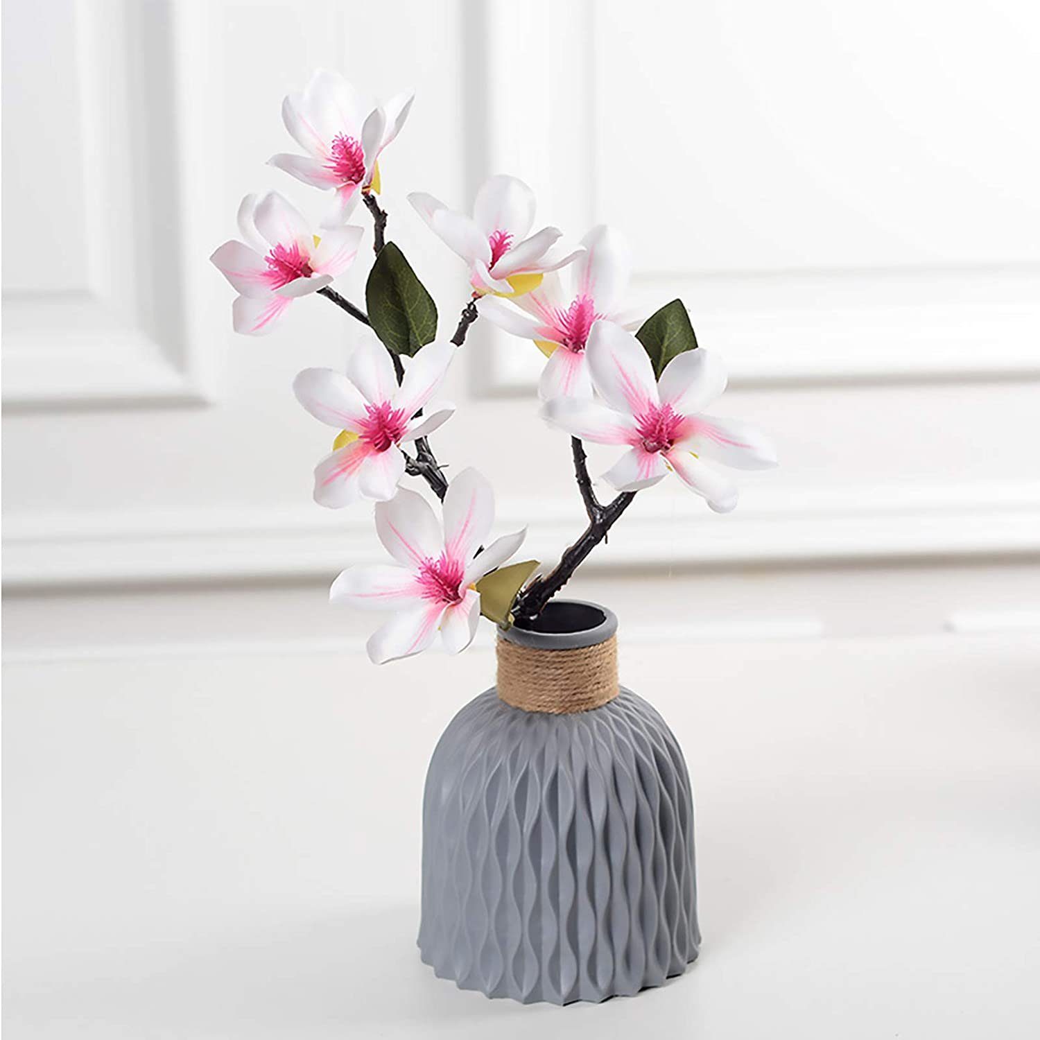 Jormftte Dekovase Nordic Vase, Kunststoff Vasen für Blumen