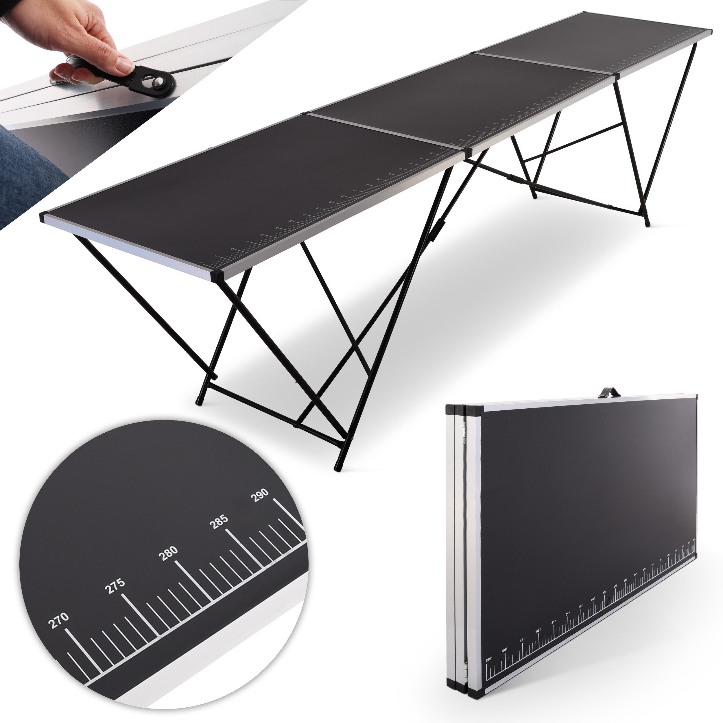 Raburg Tapeziertisch klappbar, 1-teilig, Aluminium, 300 cm x 60 x 77 cm, St günstig online kaufen