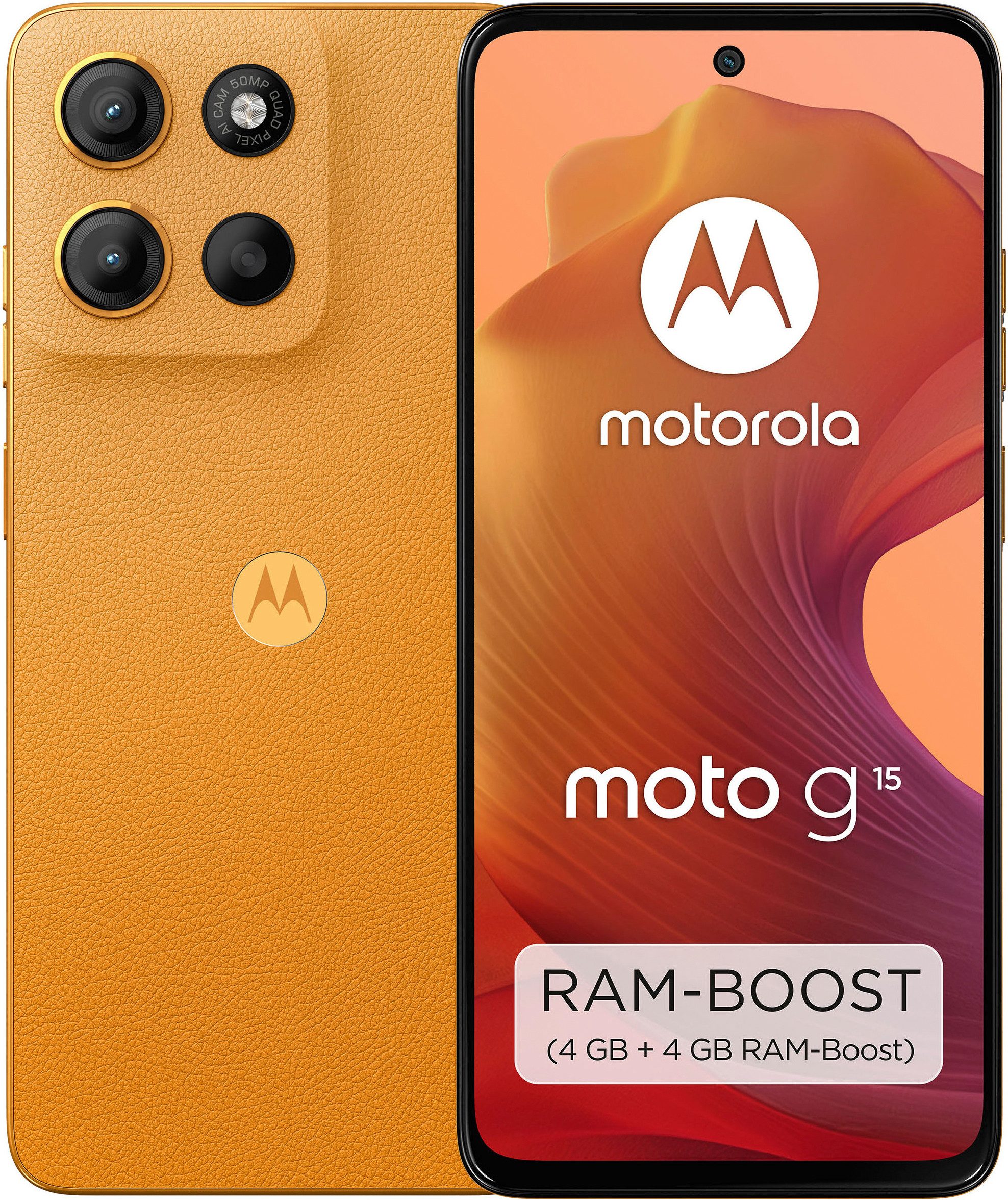 Motorola moto g15 Smartphone (17,07 cm/6,72 Zoll, 128 GB Speicherplatz, 50 MP Kamera)