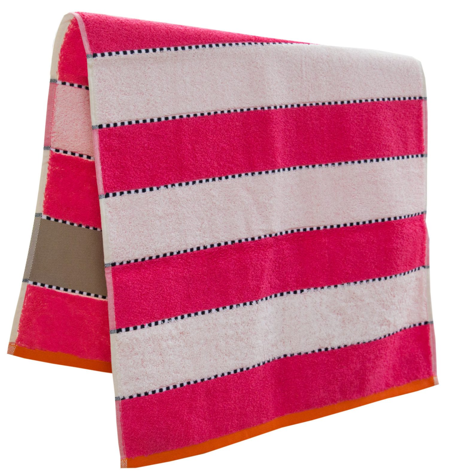 Vossen Duschtuch Stylisches Duschtuch, (1-St), Baumwolle