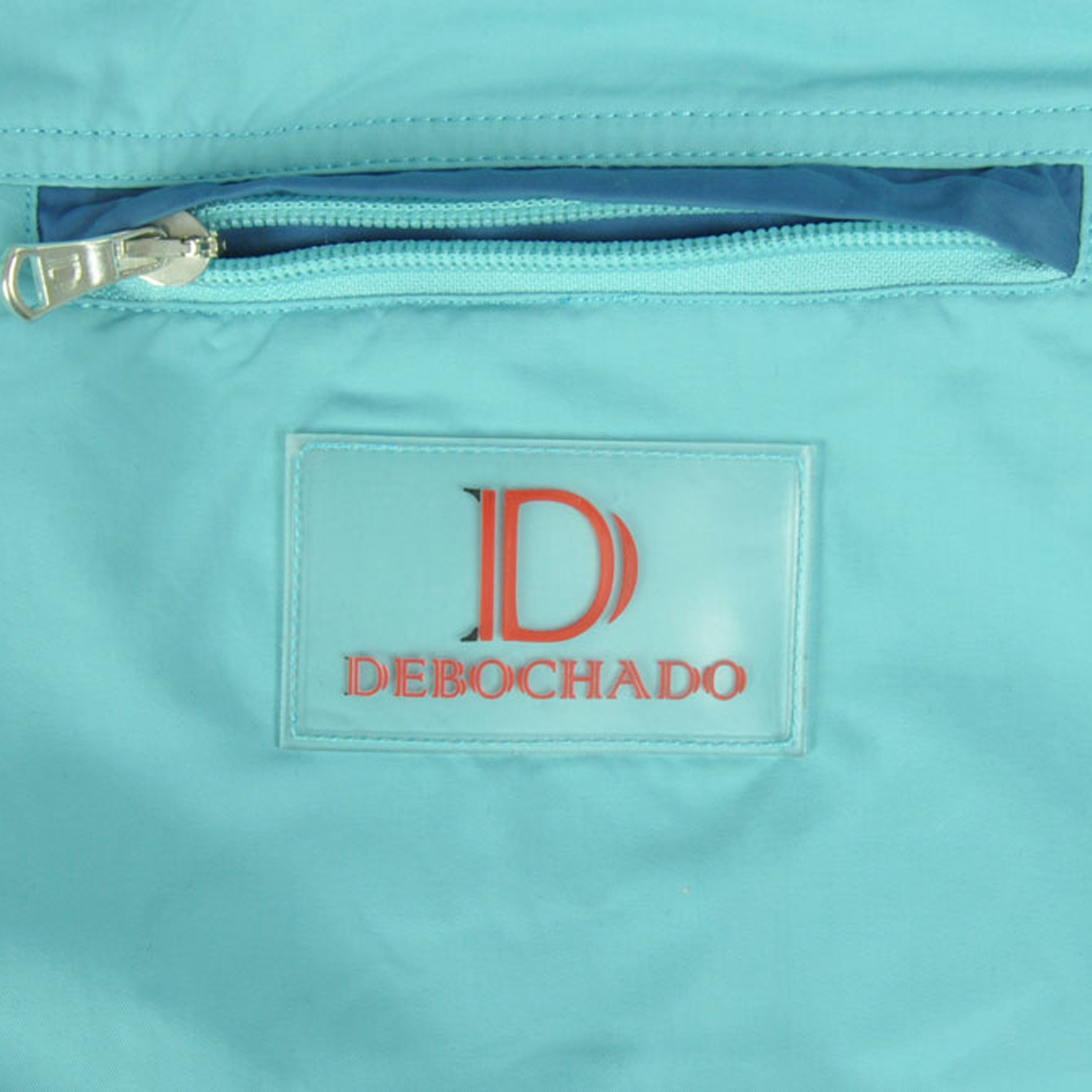 Engelsblau und basic abgesetzter farblich Bund Umrandung DEBOCHADO Alvor (7-St) Badehose