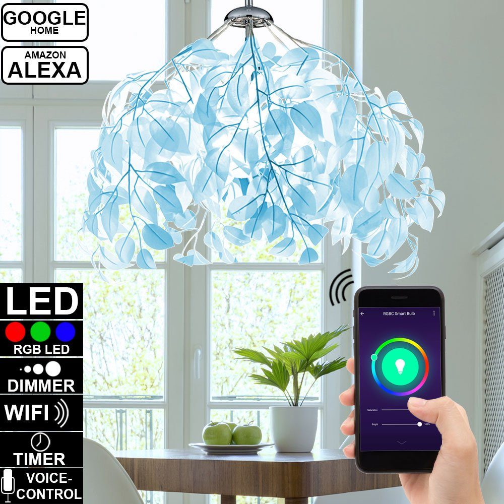 Smart Home LED Leuchte rund dimmbar Decken Strahler CCT Lampe Alexa Google RGB 