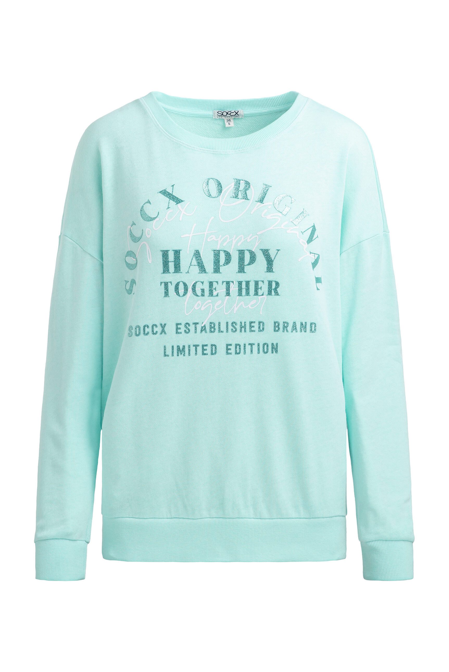 SOCCX Sweater mit überschnittenen Schultern günstig online kaufen