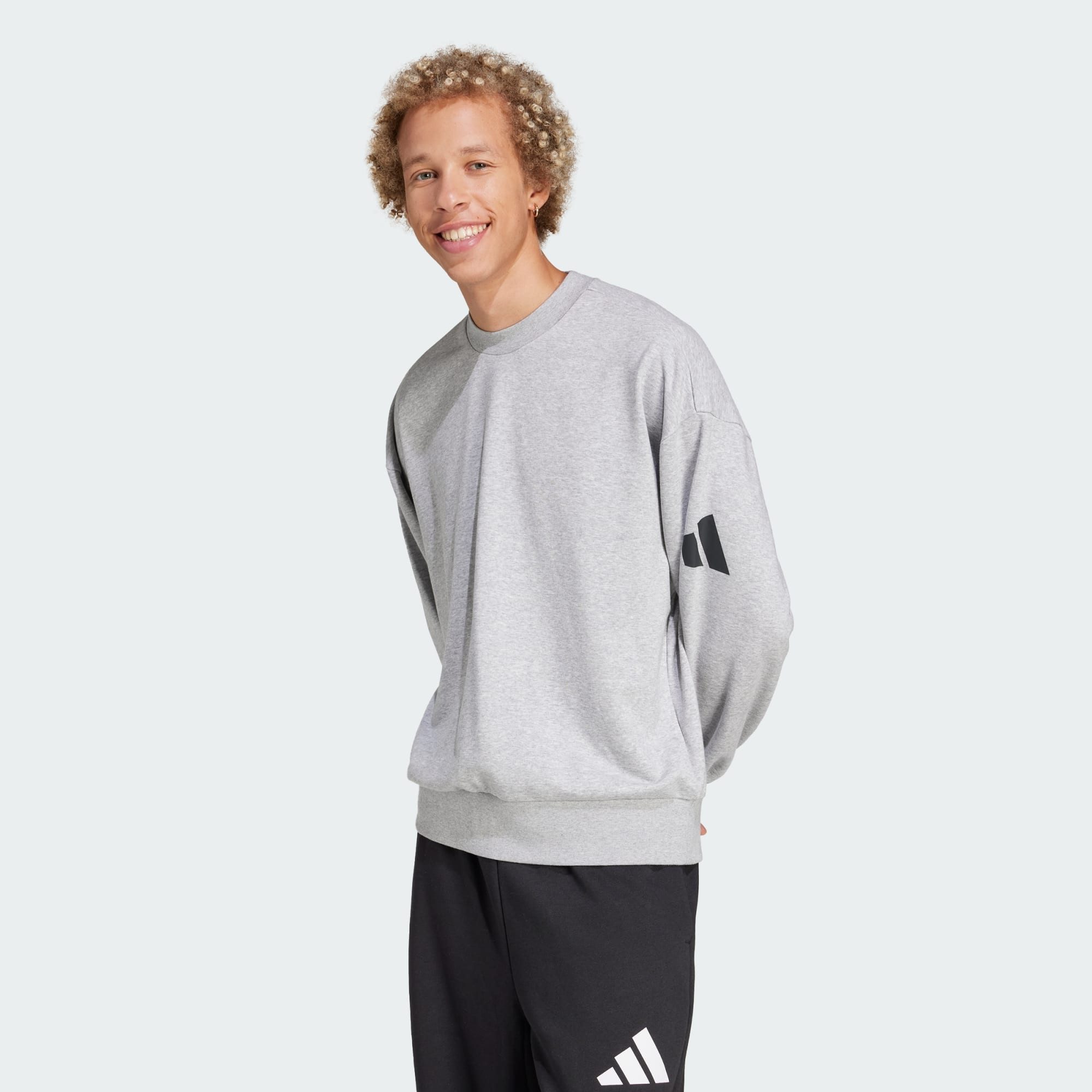 adidas Sportswear Sweatshirt ESSENTIALS LOOSE FIT 3 BAR LOGO SWEATSHIRT (1- günstig online kaufen