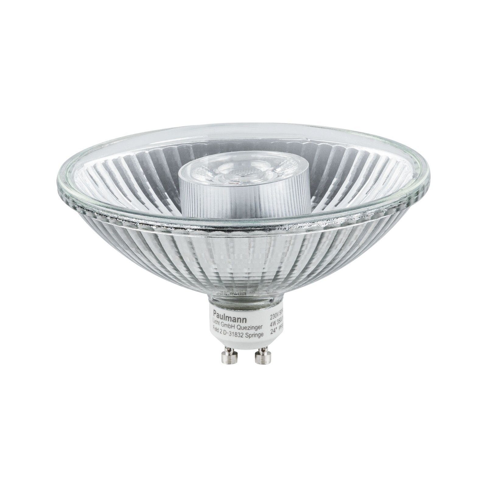 Paulmann LED-Leuchtmittel QPAR111 4W 230V 2700K 24°, 1 St., Warmweiß