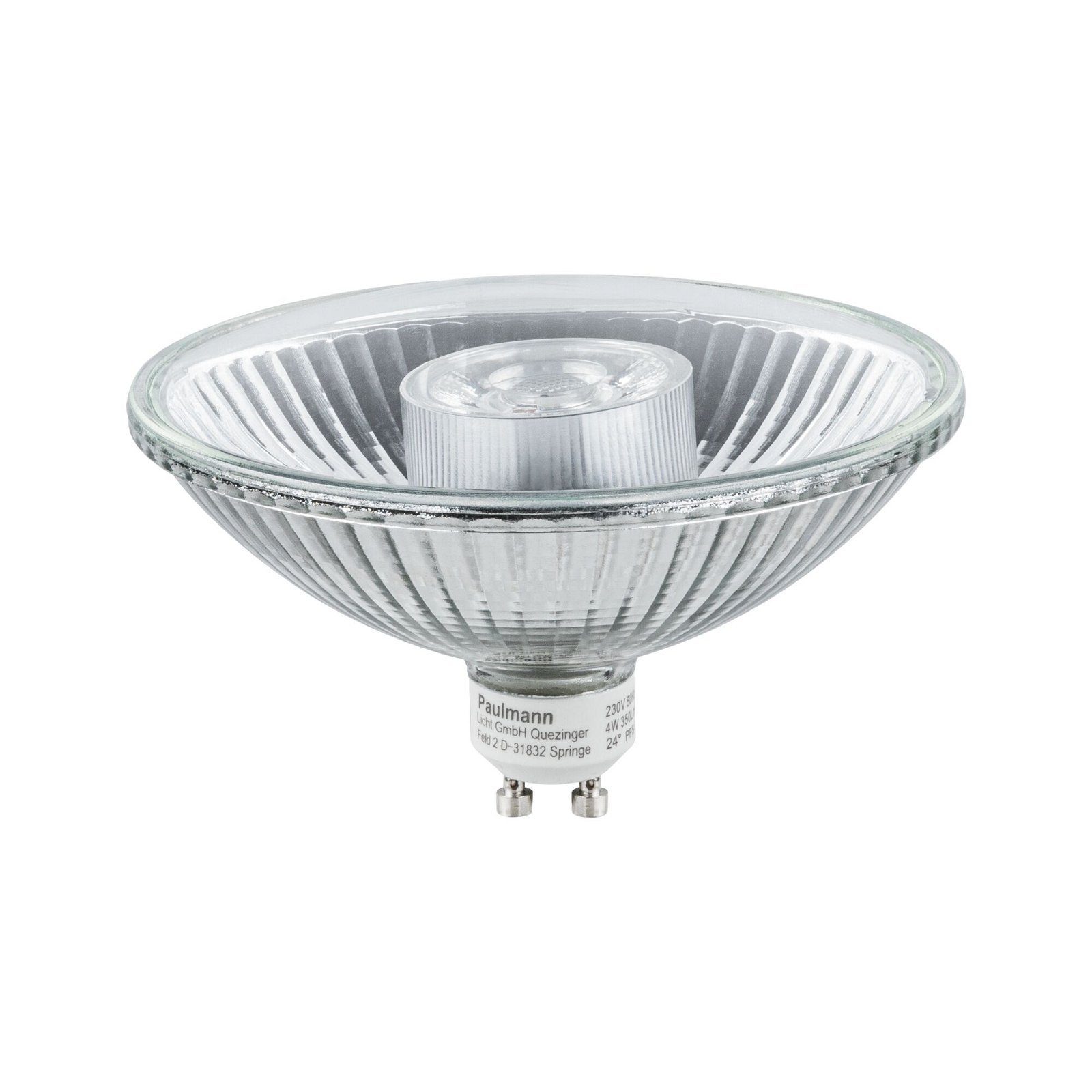 Paulmann LED-Leuchtmittel QPAR111 4W 2700K 230V 1 Warmweiß 24°, St