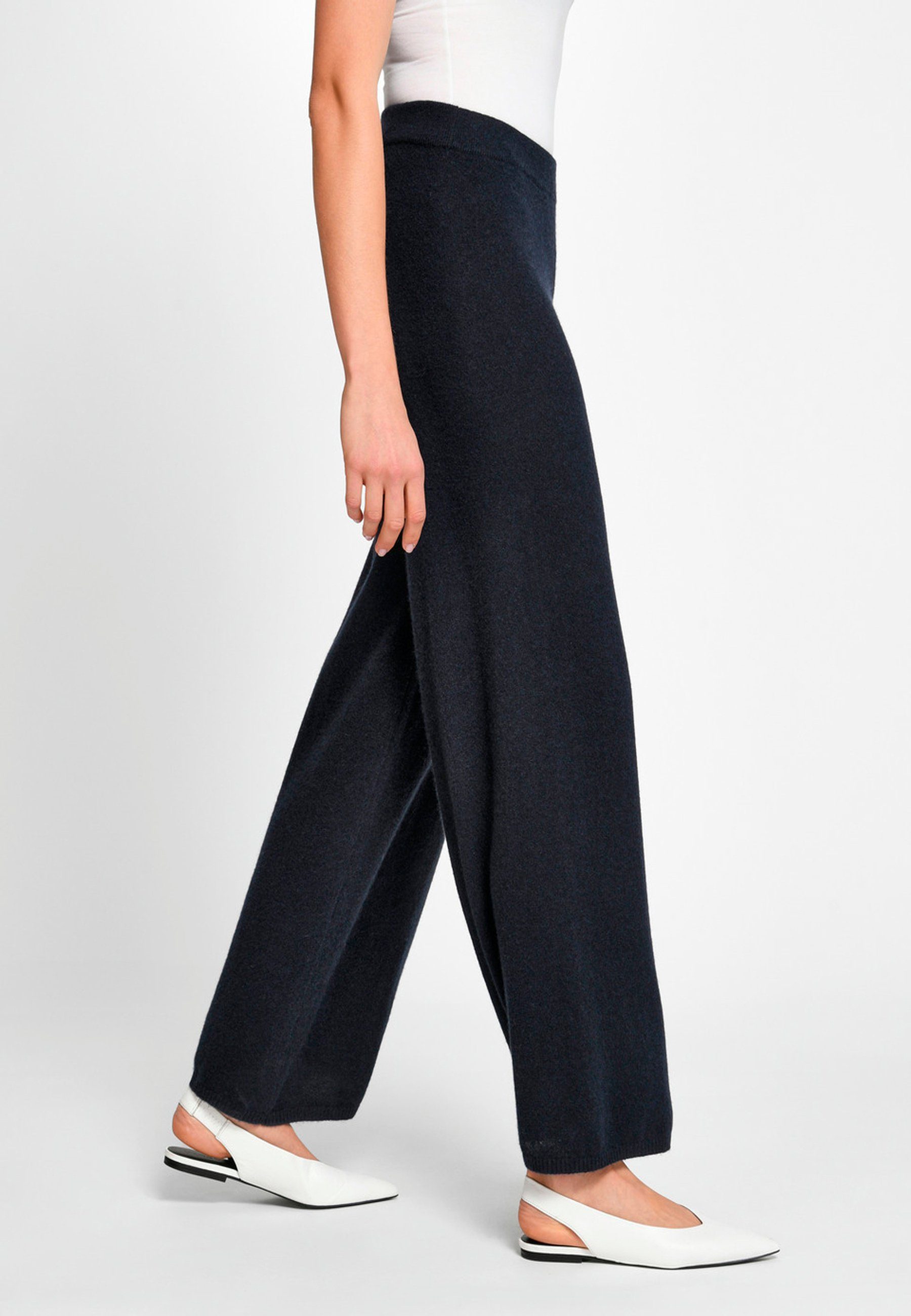 Cashmere Stretch-Hose include navy