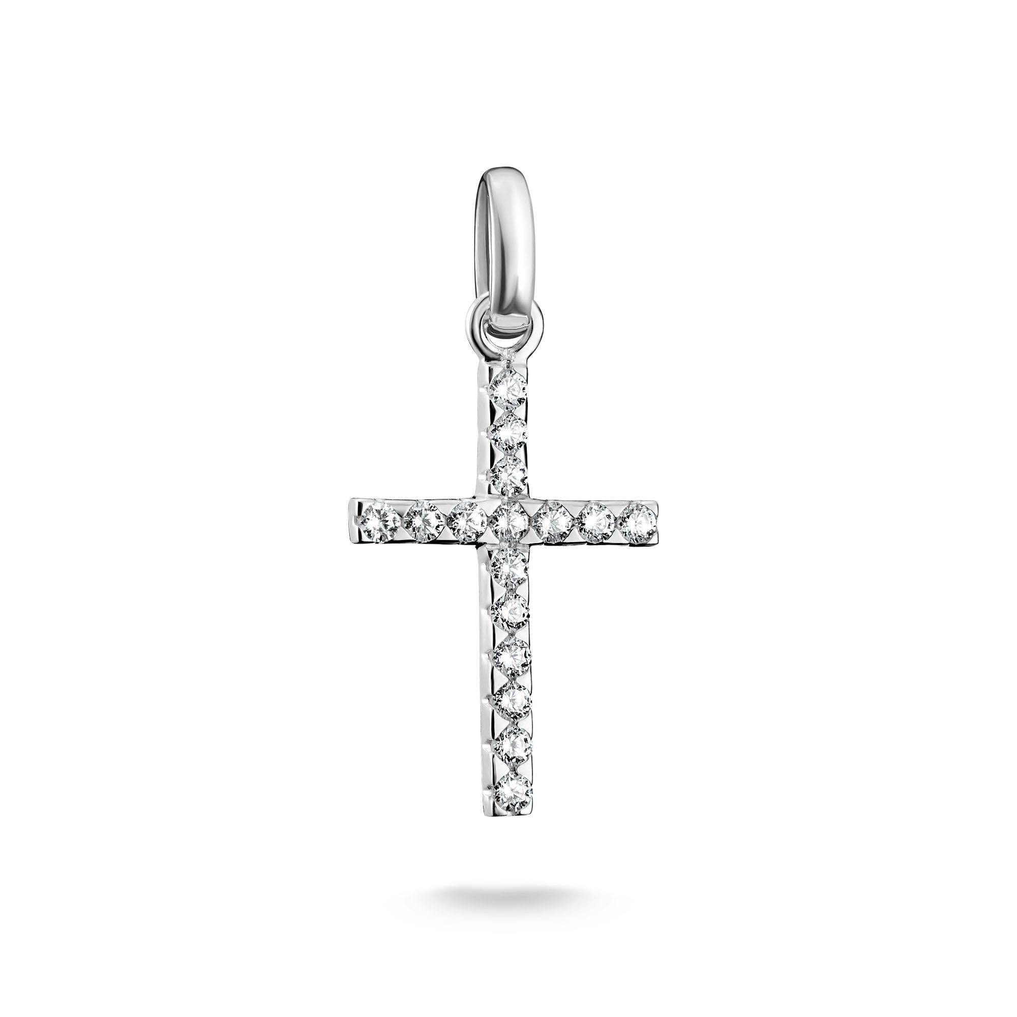 THOMAS SABO Charm Kreuz Charm Kreuz - Connect, mit Zirkonia (synth)