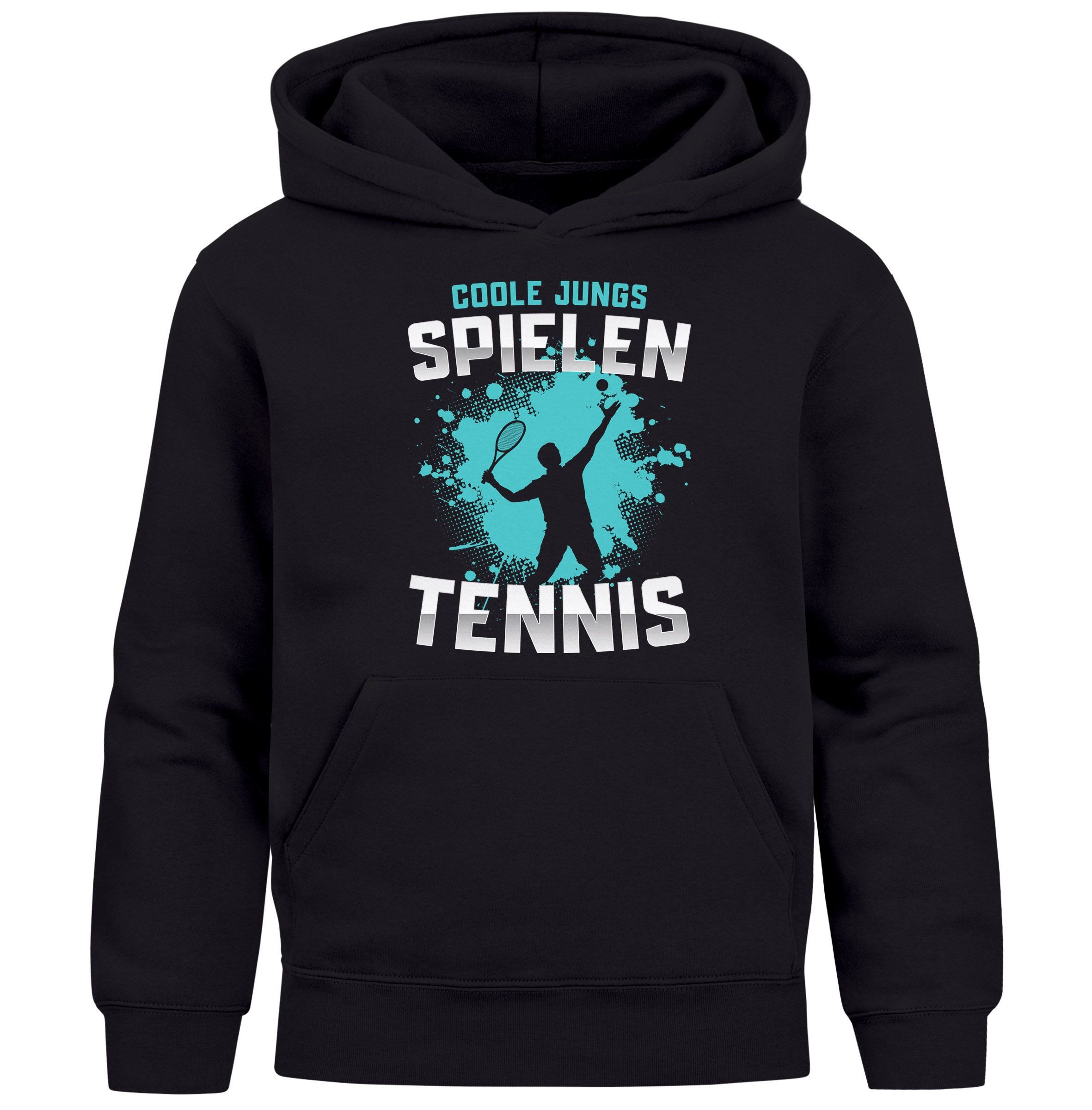MoonWorks Hoodie Kinder Hoodie Jungen Tennis Sport Hobby Spruch Coole Jungs Geschenk