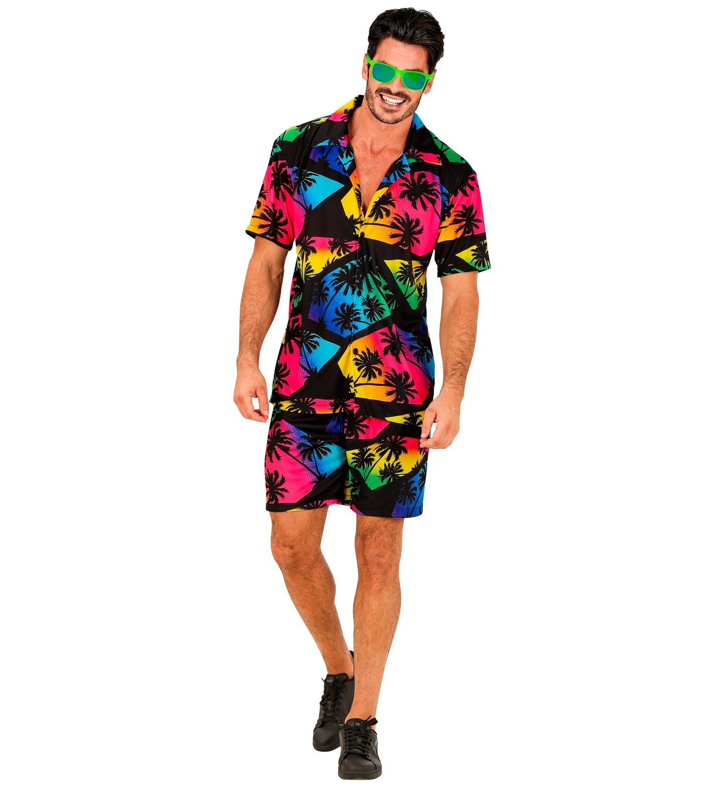 Widmann S.r.l. Kostüm Hawaii Kostüm 'Summer Party' für Herren, Mehrfarb