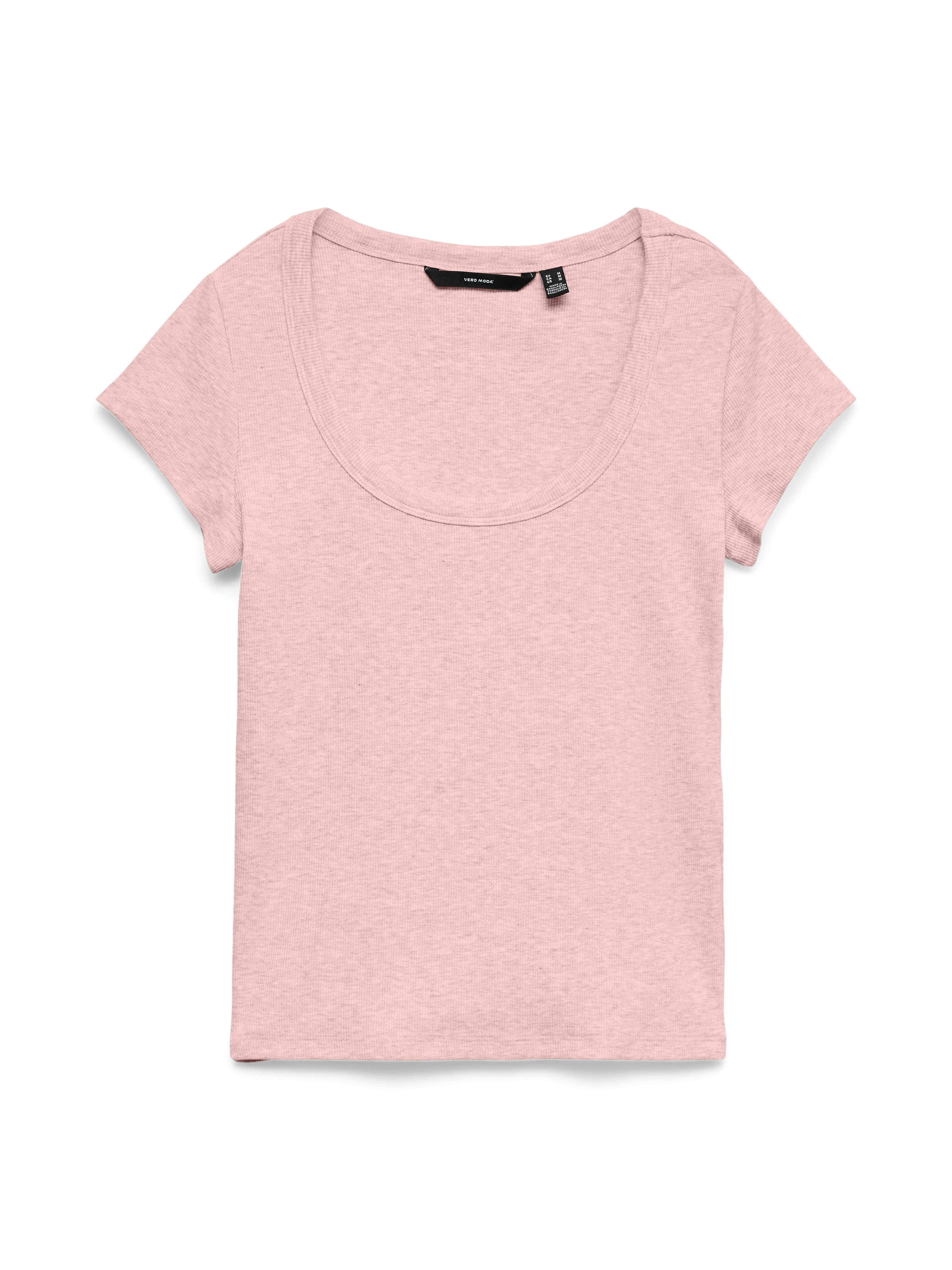 Kurzarmshirt VMCHLOE CS SHORT U-NECK NOOS