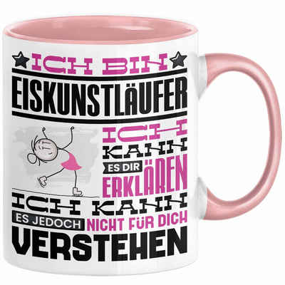 Trendation Tasse Eiskunstläufer Geschenk Kaffee-Tasse Geschenkidee für Eiskunstläufer I