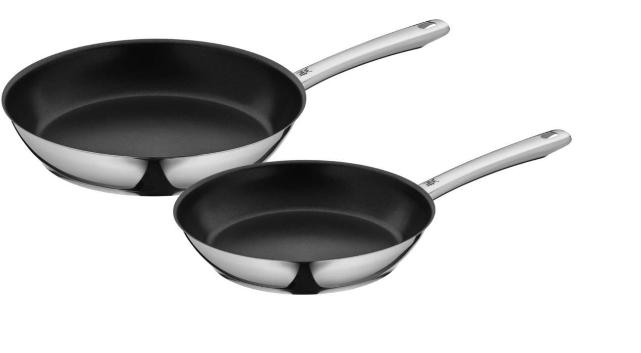 Servierpfanne Groupe SEB WMF Pfannenset Nordic Edelstahl Silber 28 cm 24 cm