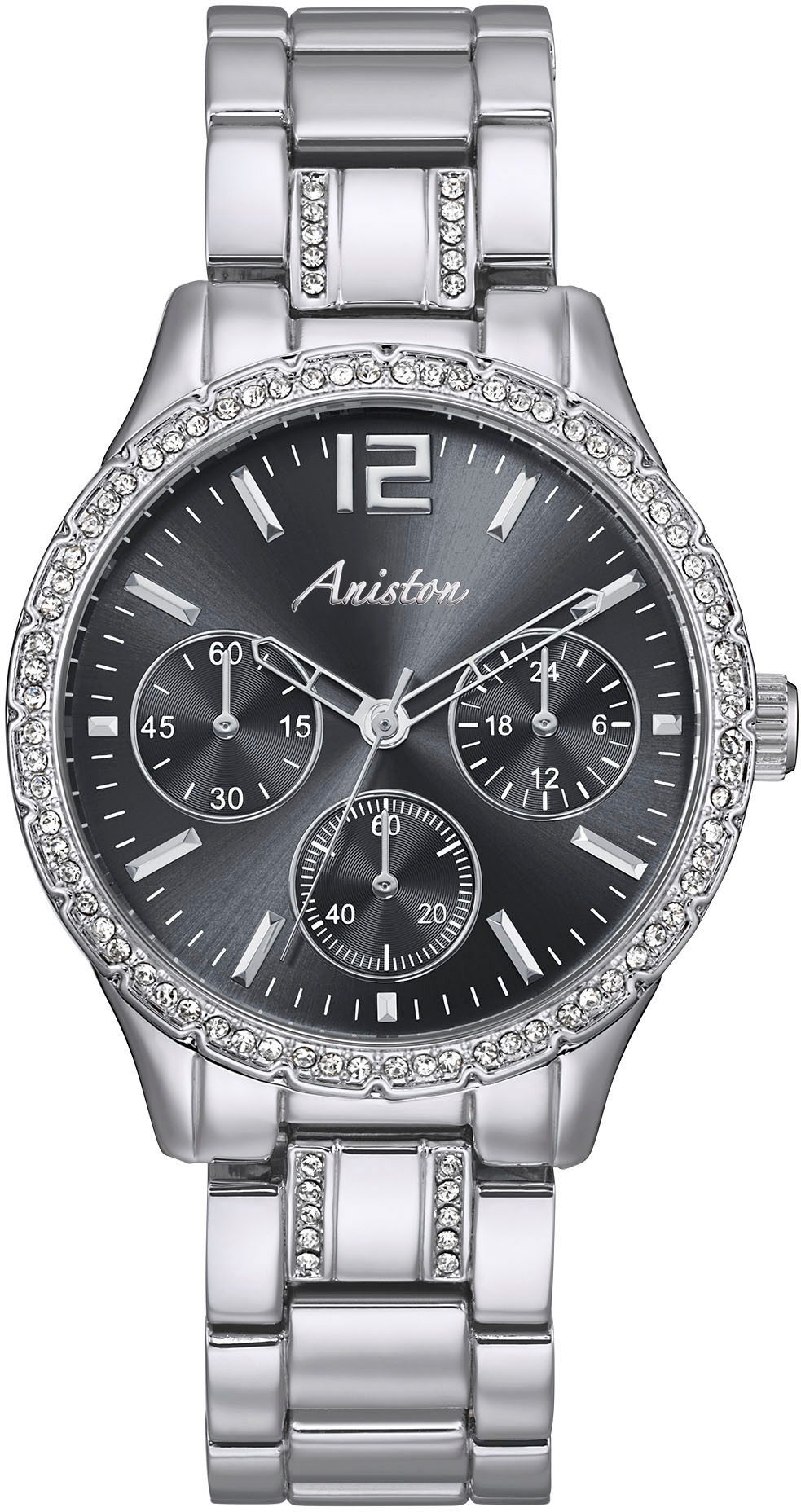 Aniston JEWELRY & WATCHES Quarzuhr, Armbanduhr, Damenuhr, Schmucksteine, neue Kollektion