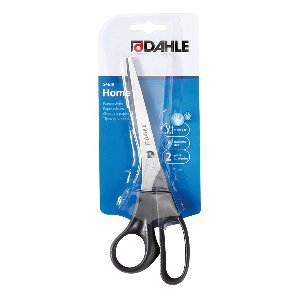 DAHLE Papierscheren 54618, 21 cm, für Linkshänder