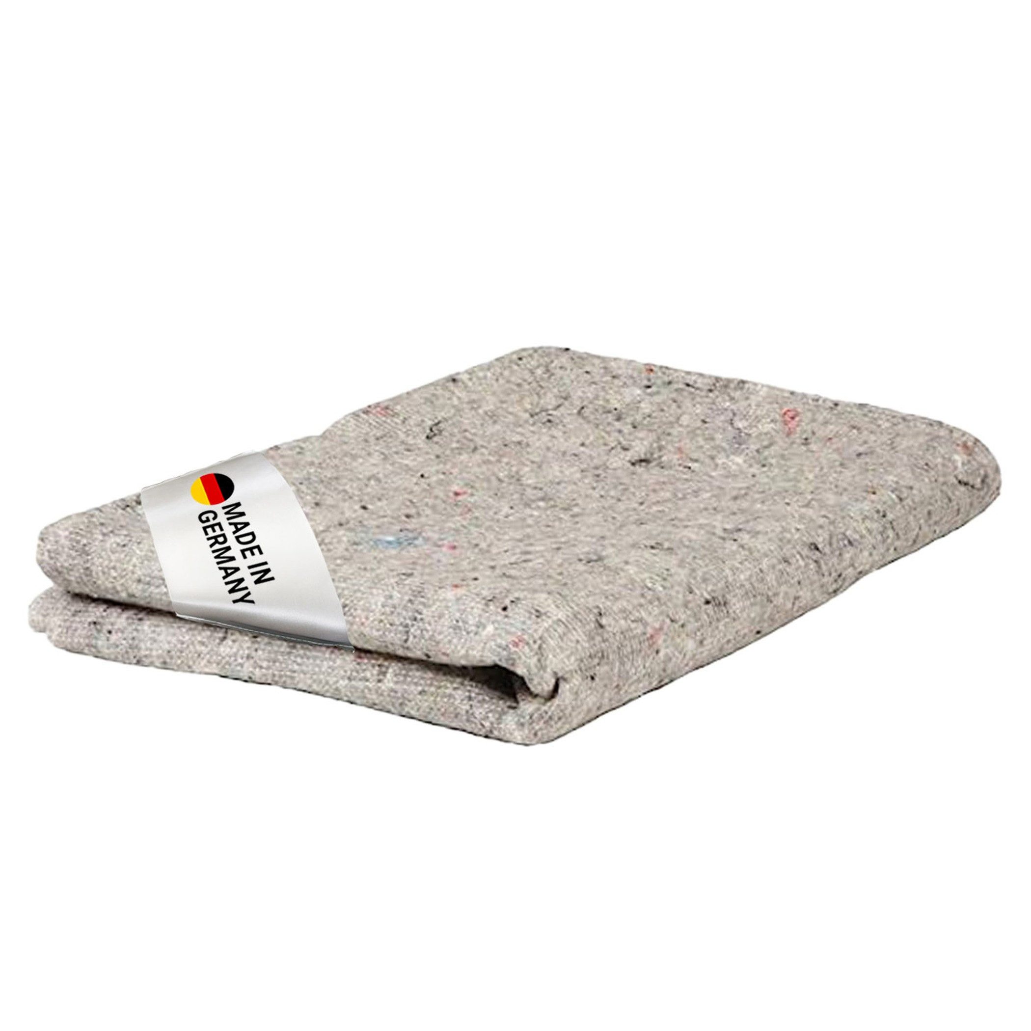 BB-Verpackungen Malervlies Packdecken LARGE Umzugsdecken, (5-St), 1,30 x 2,00 m, strapazierfähig, langlebige Möbeldecken