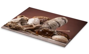Posterlounge Acrylglasbild Editors Choice, Bäckerei-Konzept! Frisches Brot, Küche Rustikal Fotografie