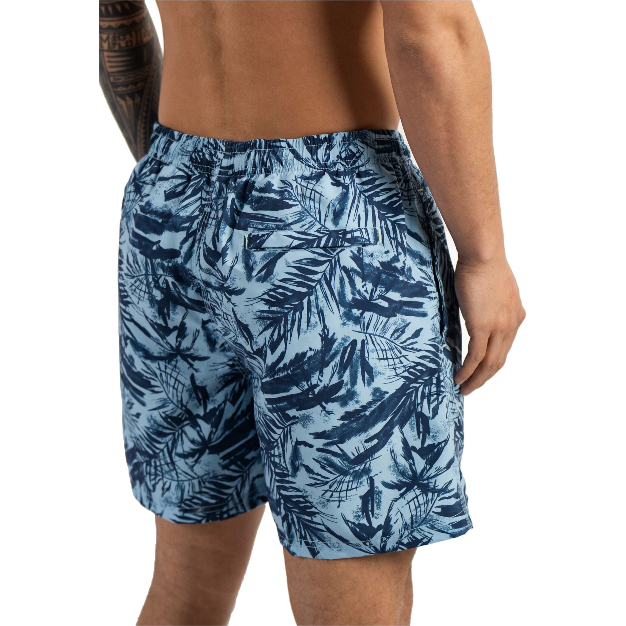 HAPPY SHORTS Badehose HAPPY SHORTS Herren Badeshorts Strandshort Blätter S - XXL