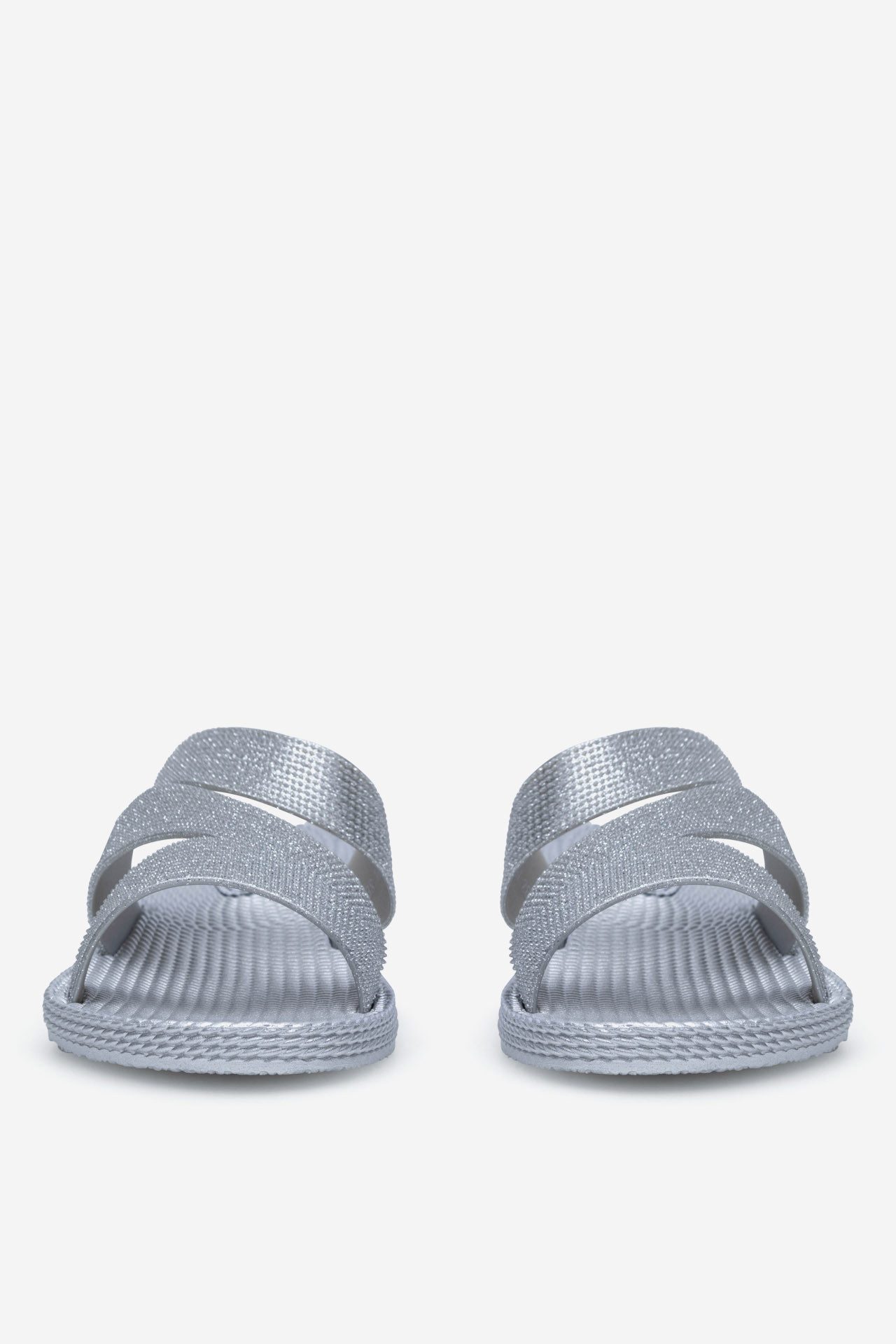 Jenny Fairy Jenny Fairy Damen Flip-Flops 35 silberfarben 5905588621065 Badepantolette