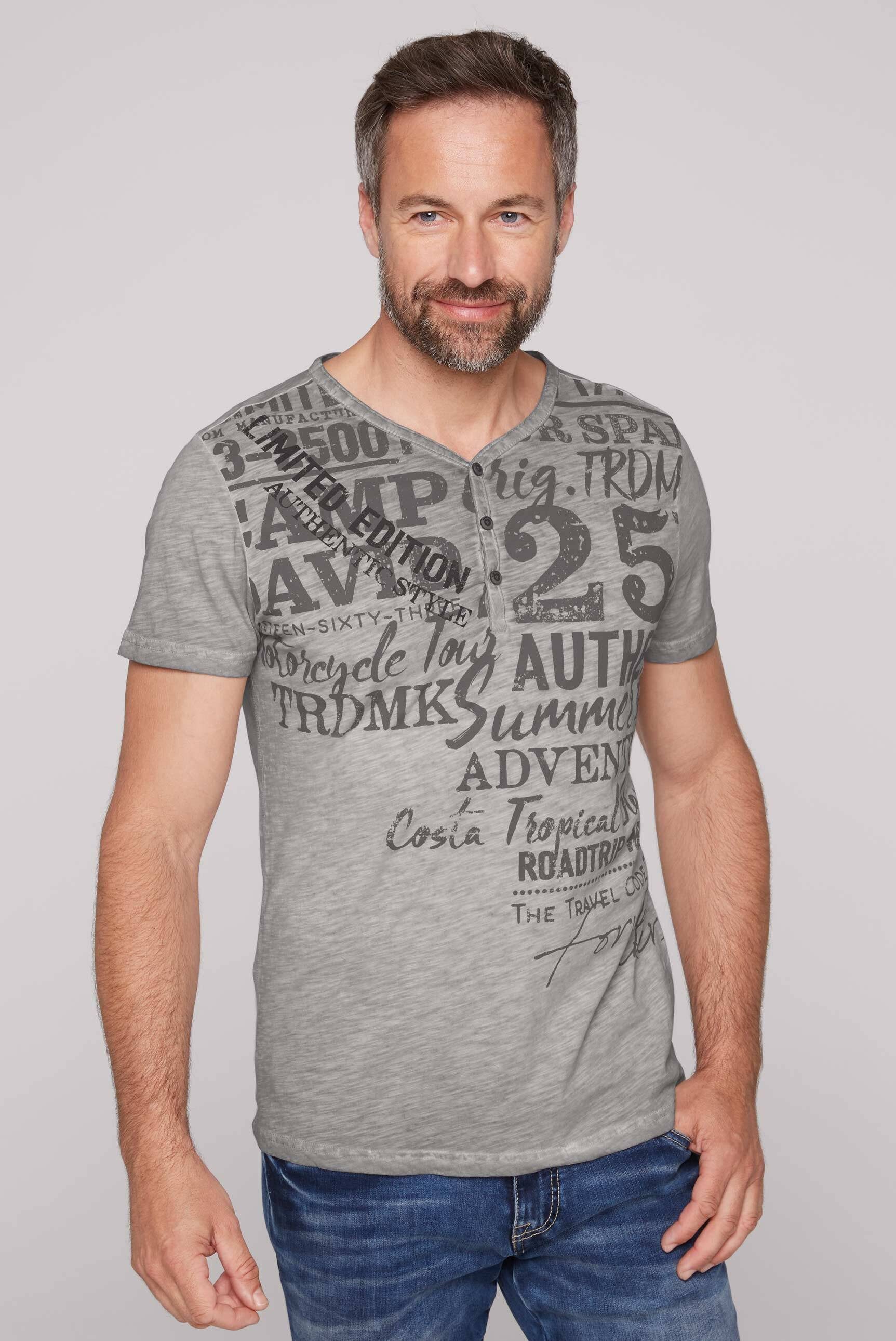 WE Fashion longsleeve met all over print groen