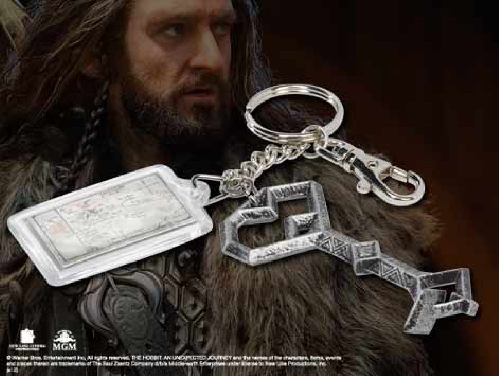 The Noble Collection Schlüsselanhänger Set HOBBIT Thorin´s Schlüssel Schlüsselanhänger Thorin Oakenshield
