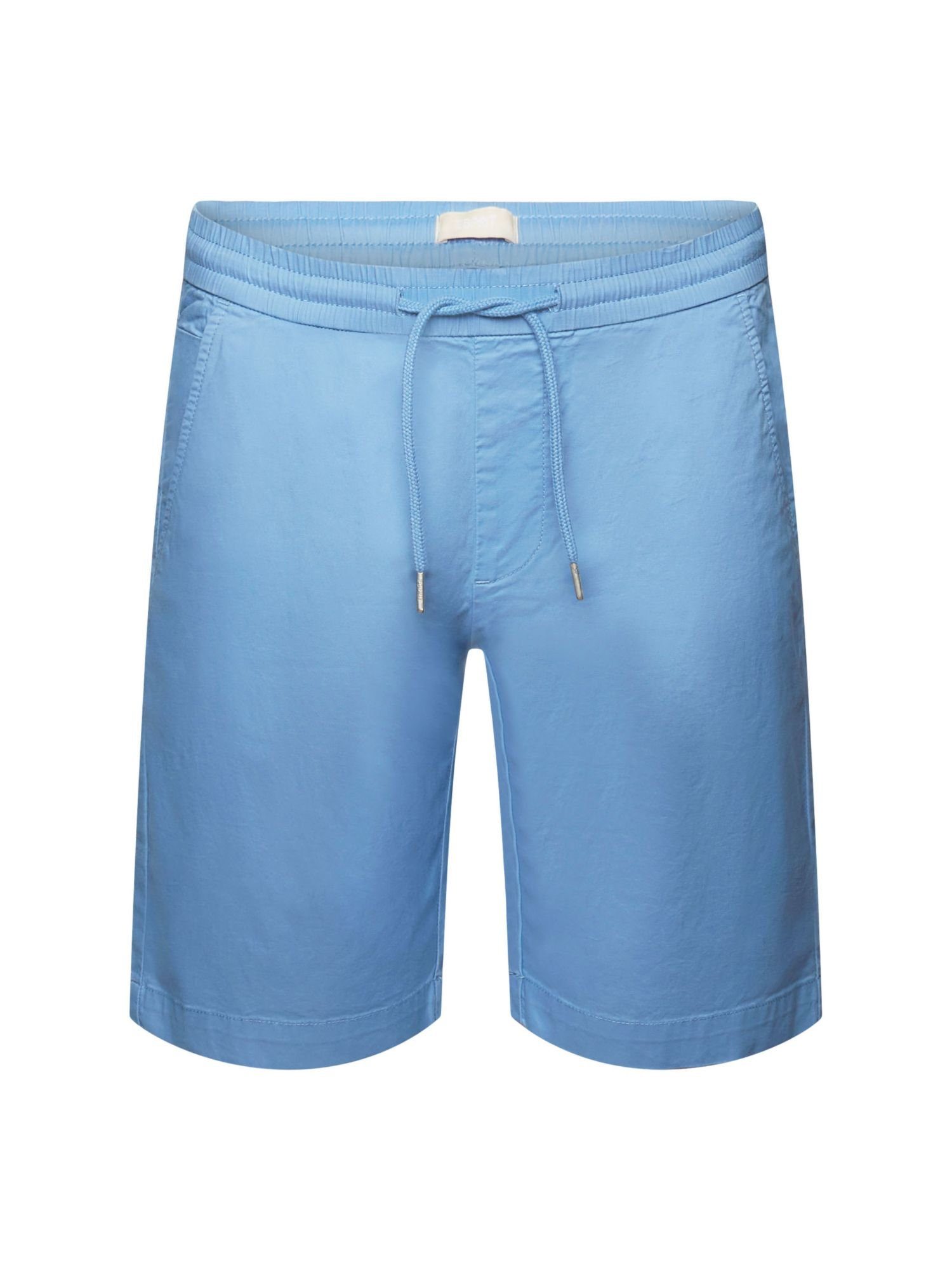 edc by Esprit Shorts Shorts aus Baumwolltwill (1-tlg) LIGHT BLUE