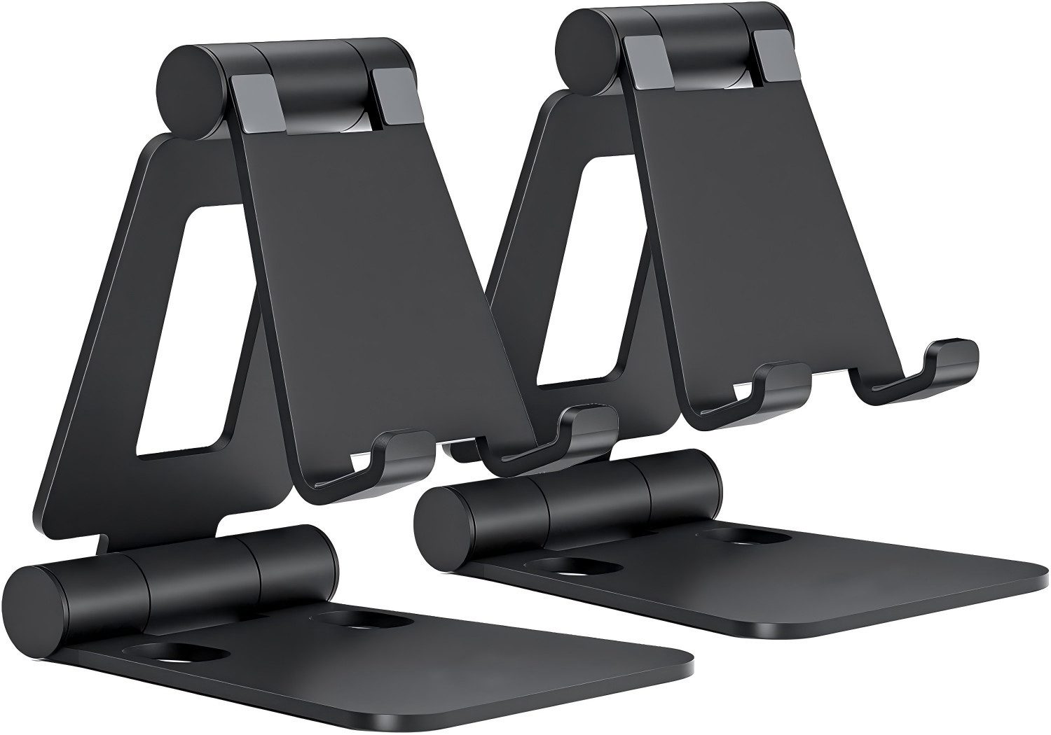 Smartphone-Halterung 2 Stück Handy Ständer Faltbar & Verstellbar, Handy Halterung Tisch